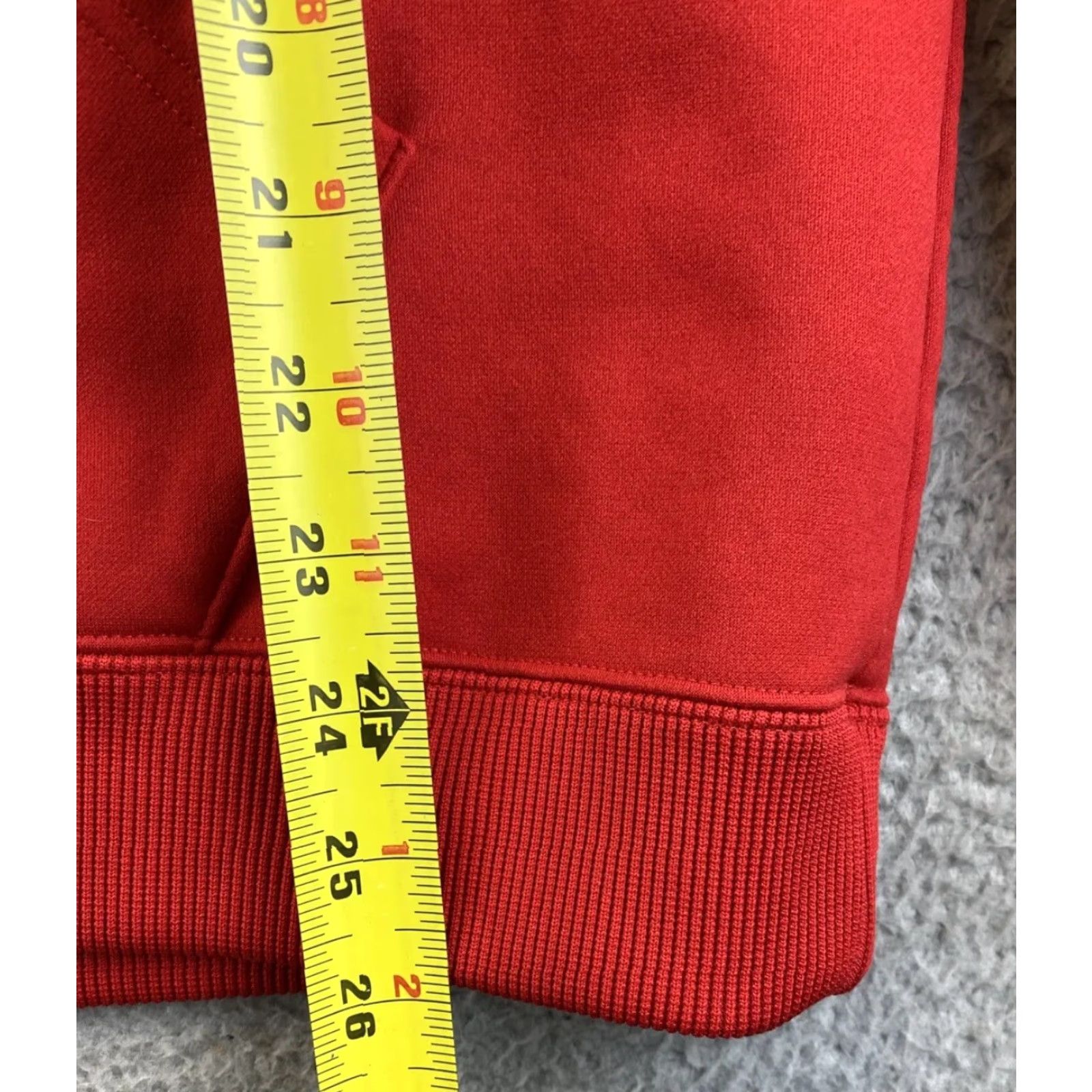 Under Armour Under Armour Mens Red Kangaroo Pockets Hoodie Sweatshirt M 75-44 Regular Men's Colorful Pockets Running Jogging Polyester Zip Drawstring Solid Size US M / EU 48-50 / 2 - 6 Thumbnail