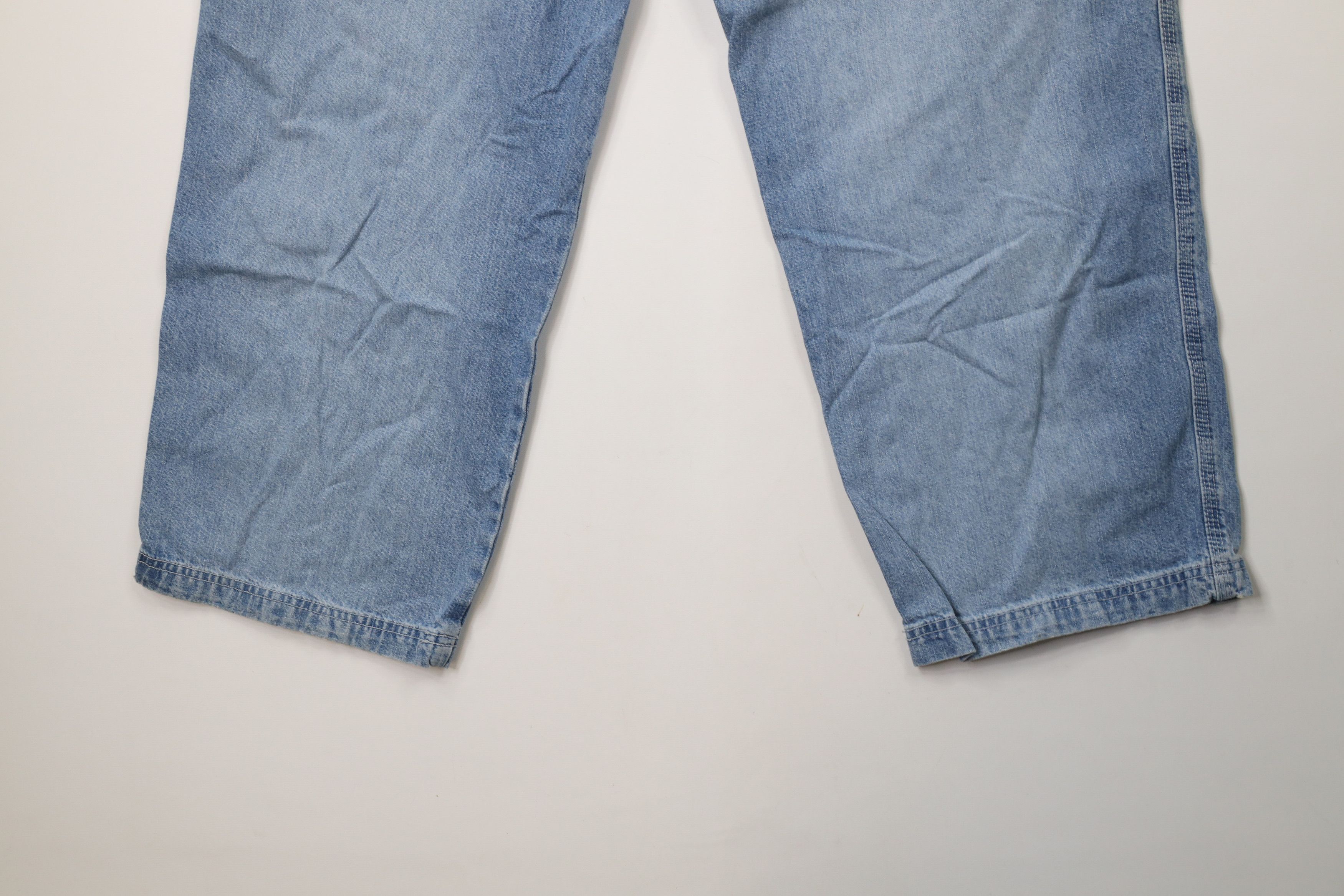 Vintage Vintage 90s Streetwear Baggy Wide Leg Carpenter Denim Jeans Size US 36 / EU 52 - 14 Thumbnail