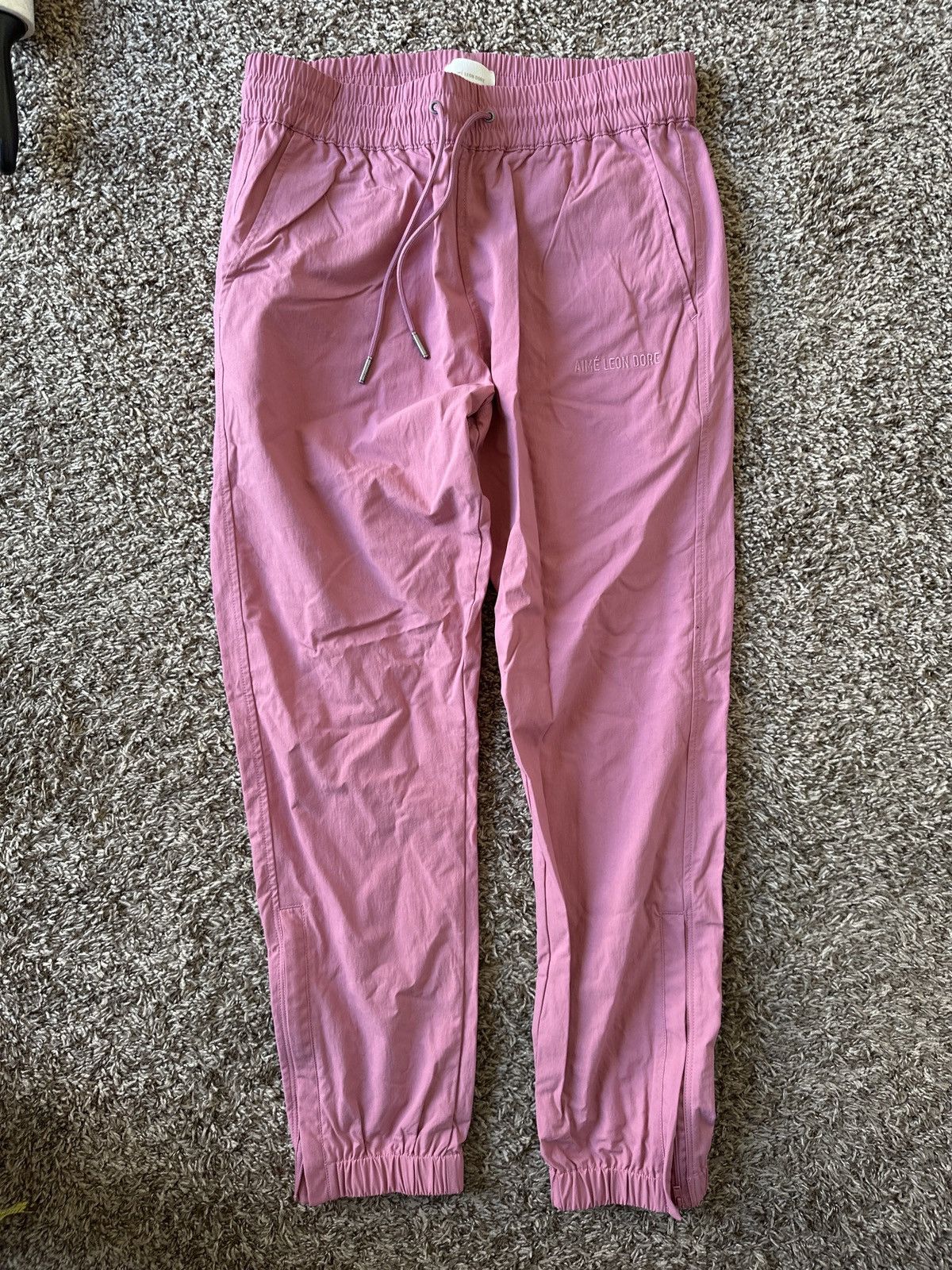 Aime Leon Dore Nylon Joggers - Pink Size US 30 / EU 46 - 3 Thumbnail