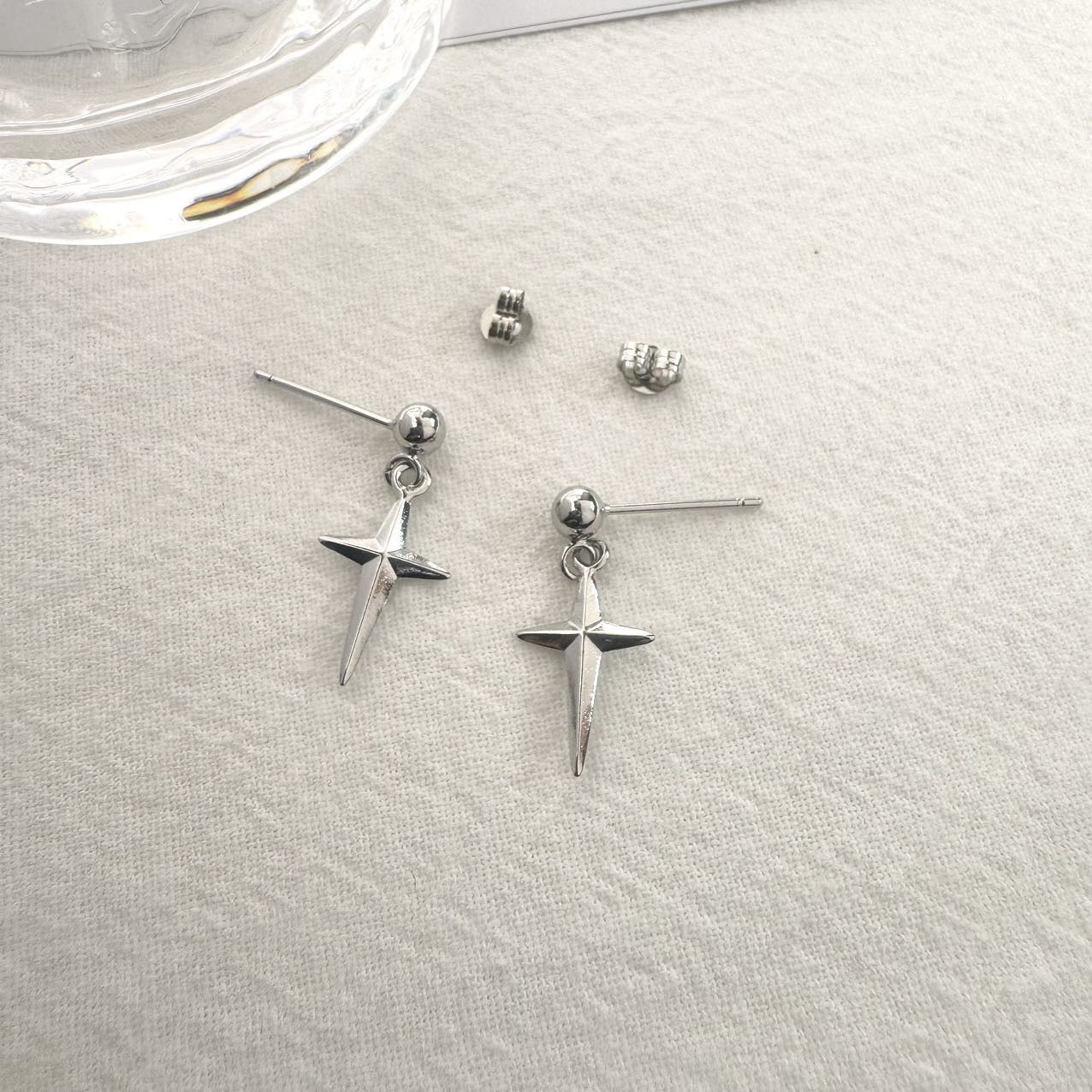 Other Star Dangle Drop Earrings for Men Women Unisex Earrings Size ONE SIZE - 4 Thumbnail