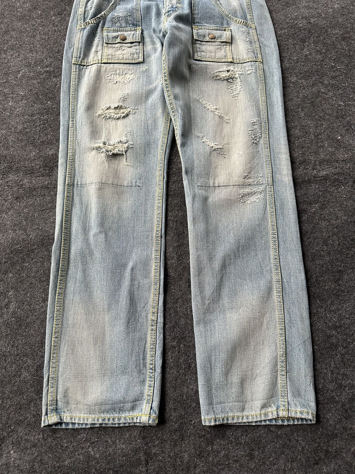 Hysteric Glamour BRP Bushpant Washed Distressed Vintage Denim D506 Size US 32 / EU 48 - 3 Thumbnail
