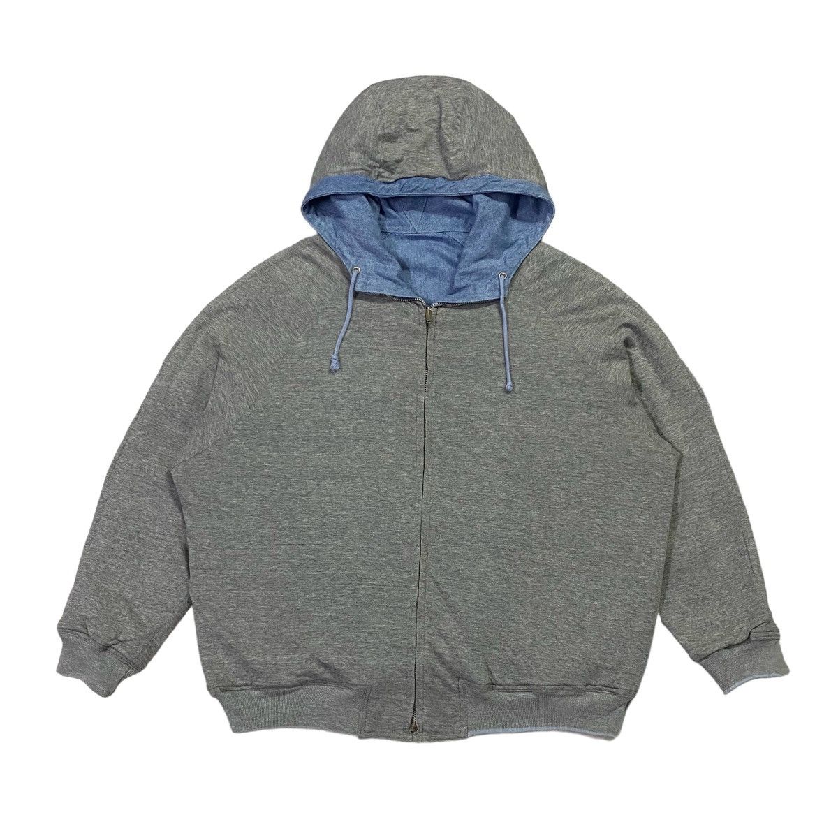 Issey Miyake Rare🔥Vintage Issey Miyake Reversible Bomber Hoodie Jacket Size US XL / EU 56 / 4 - 5 Thumbnail