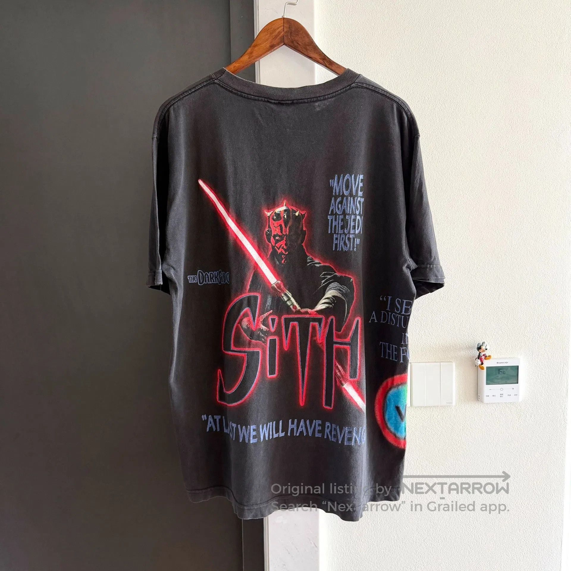 Vintage Vintage 90s Star Wars Sith Maul Tee. Size US M / EU 48-50 / 2 - 2 Thumbnail