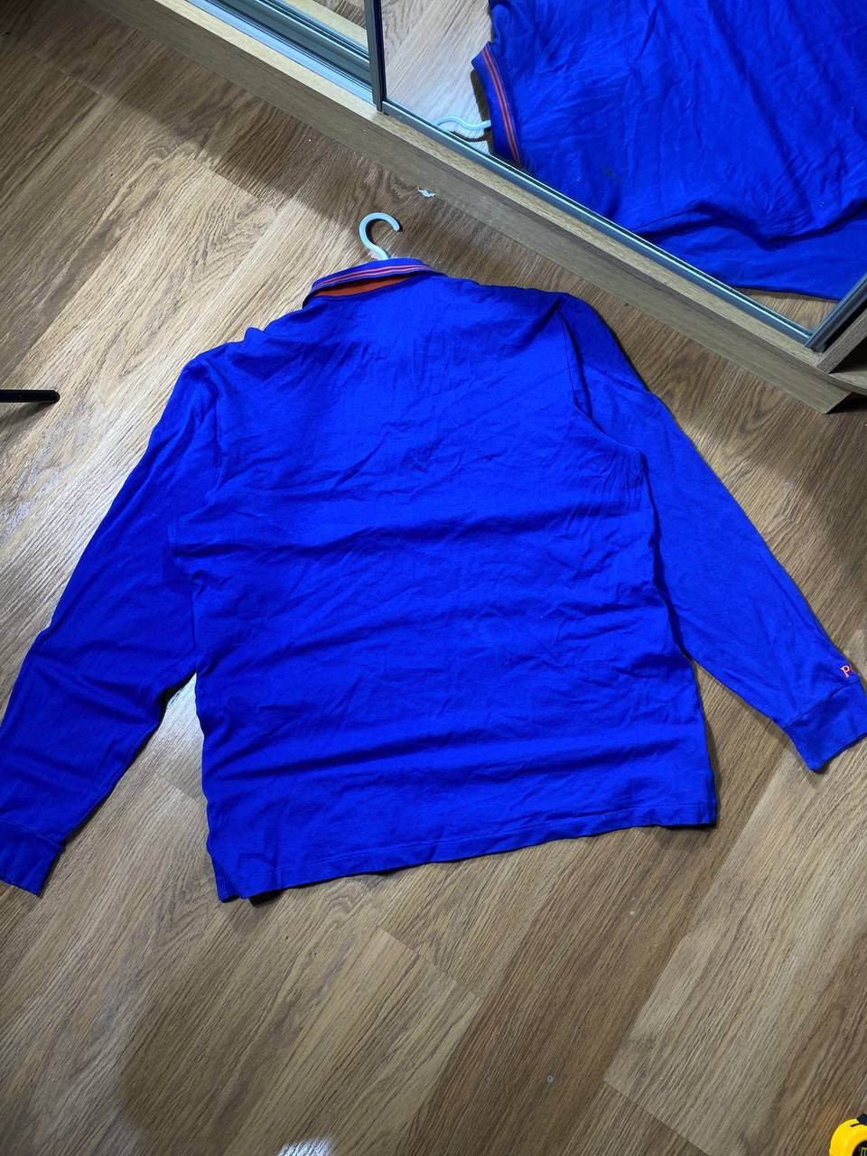 Polo Ralph Lauren Vintage Polo Ralph Lauren Striped Rugby Long Sleeve Polo Size US XL / EU 56 / 4 - 7 Thumbnail