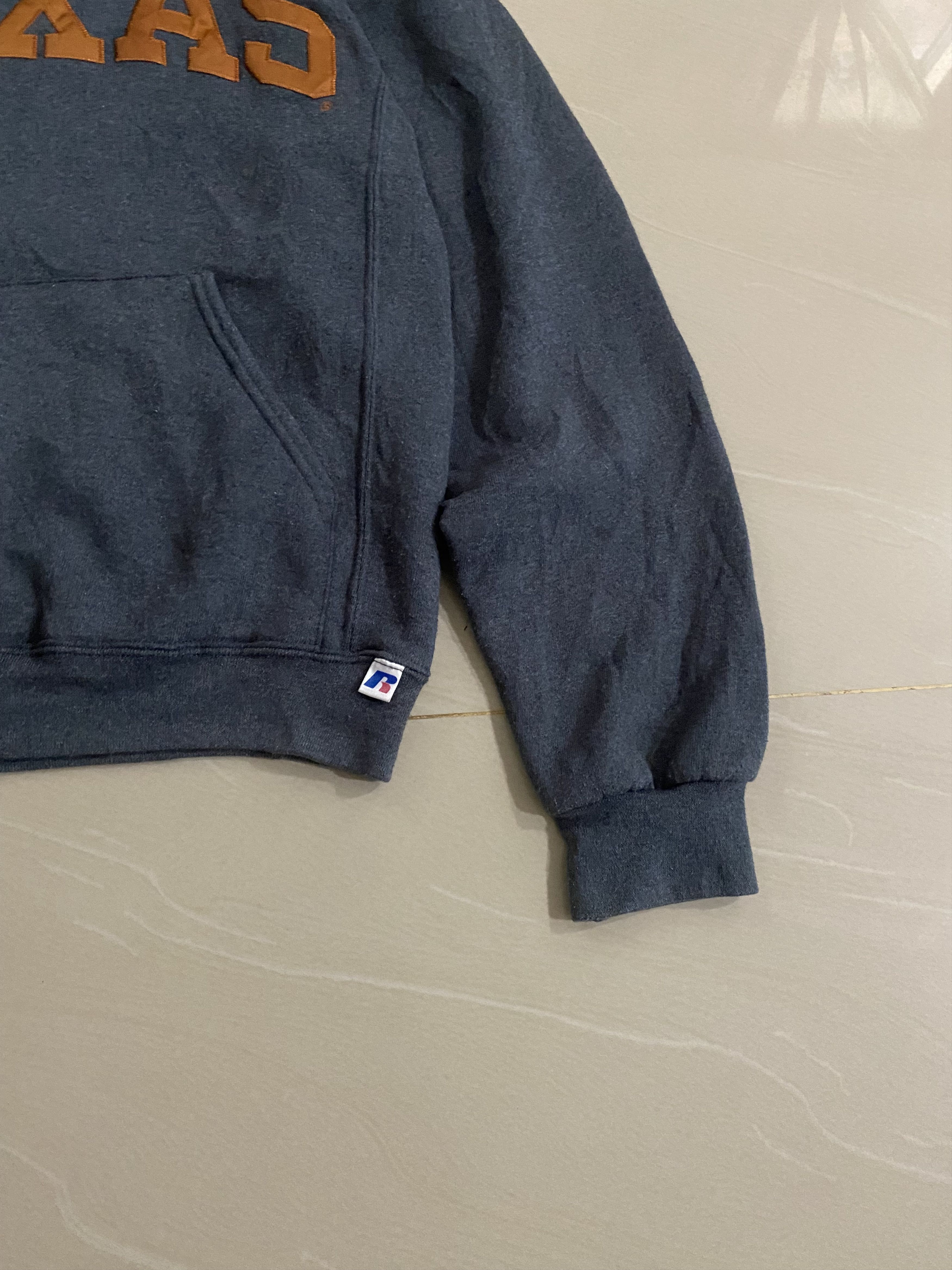 Russell Athletic × Vintage Vintage Russell Athletic TEXAS Hoodie Size US S / EU 44-46 / 1 - 3 Thumbnail