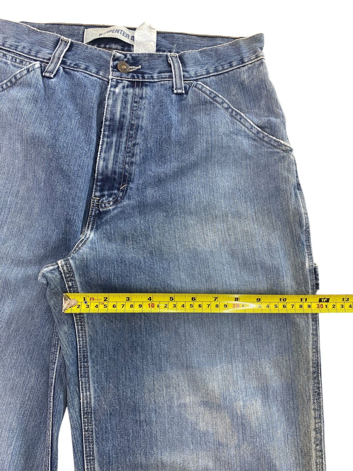 Japanese Brand Japanese Brand Faded awash Carpenter Style Wide Leg Jean Size US 30 / EU 46 - 7 Thumbnail