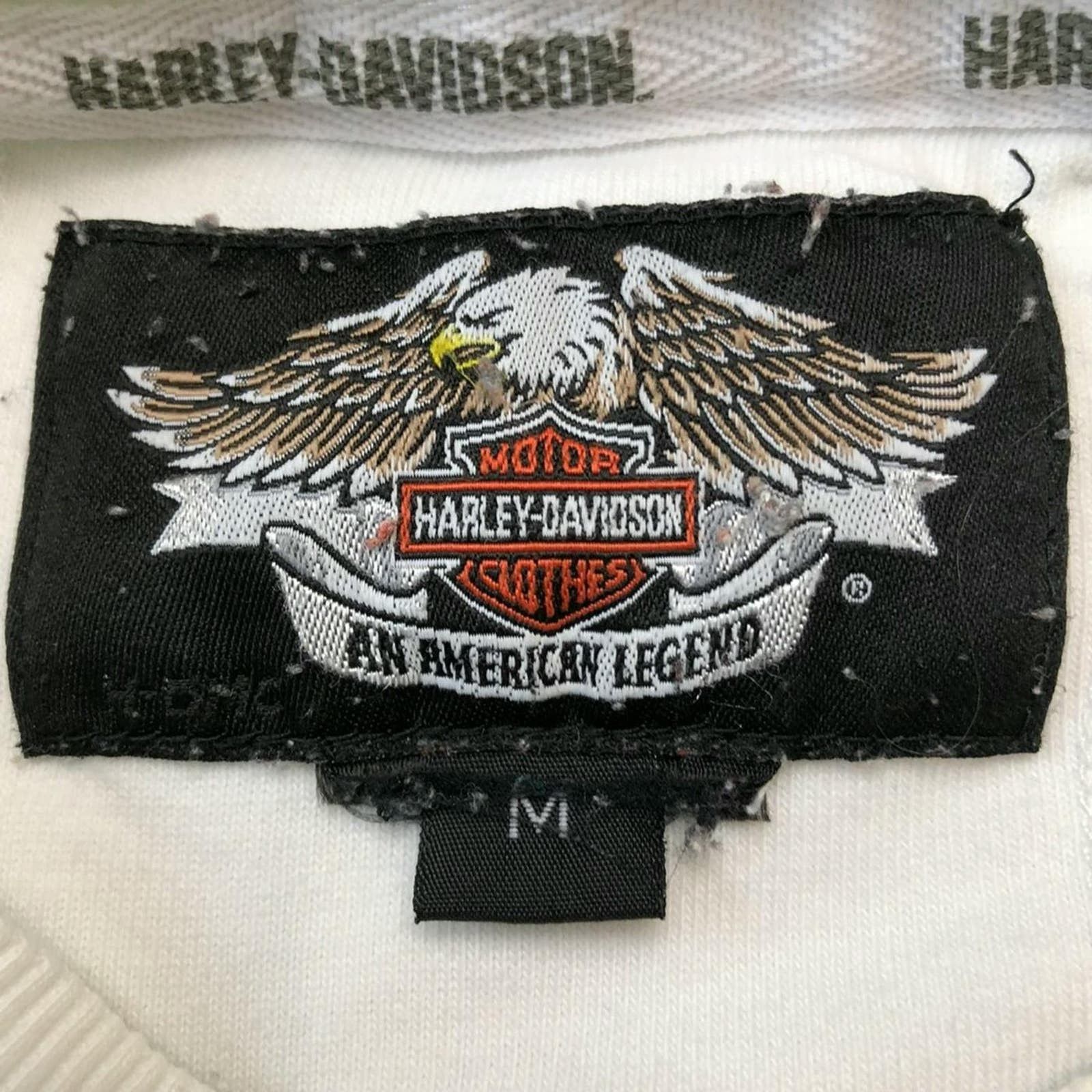 Harley Davidson VTG Harley Davidson Shirt Medium Spell Out Long Sleeve Tee Size US M / EU 48-50 / 2 - 7 Thumbnail