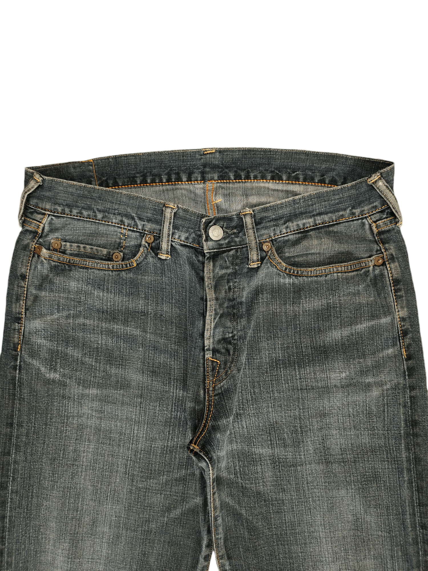 Hysteric Glamour × Undercover Loose Jeans 45rpm Japan Clawmark Faded Denim Pants Size US 30 / EU 46 - 2 Thumbnail