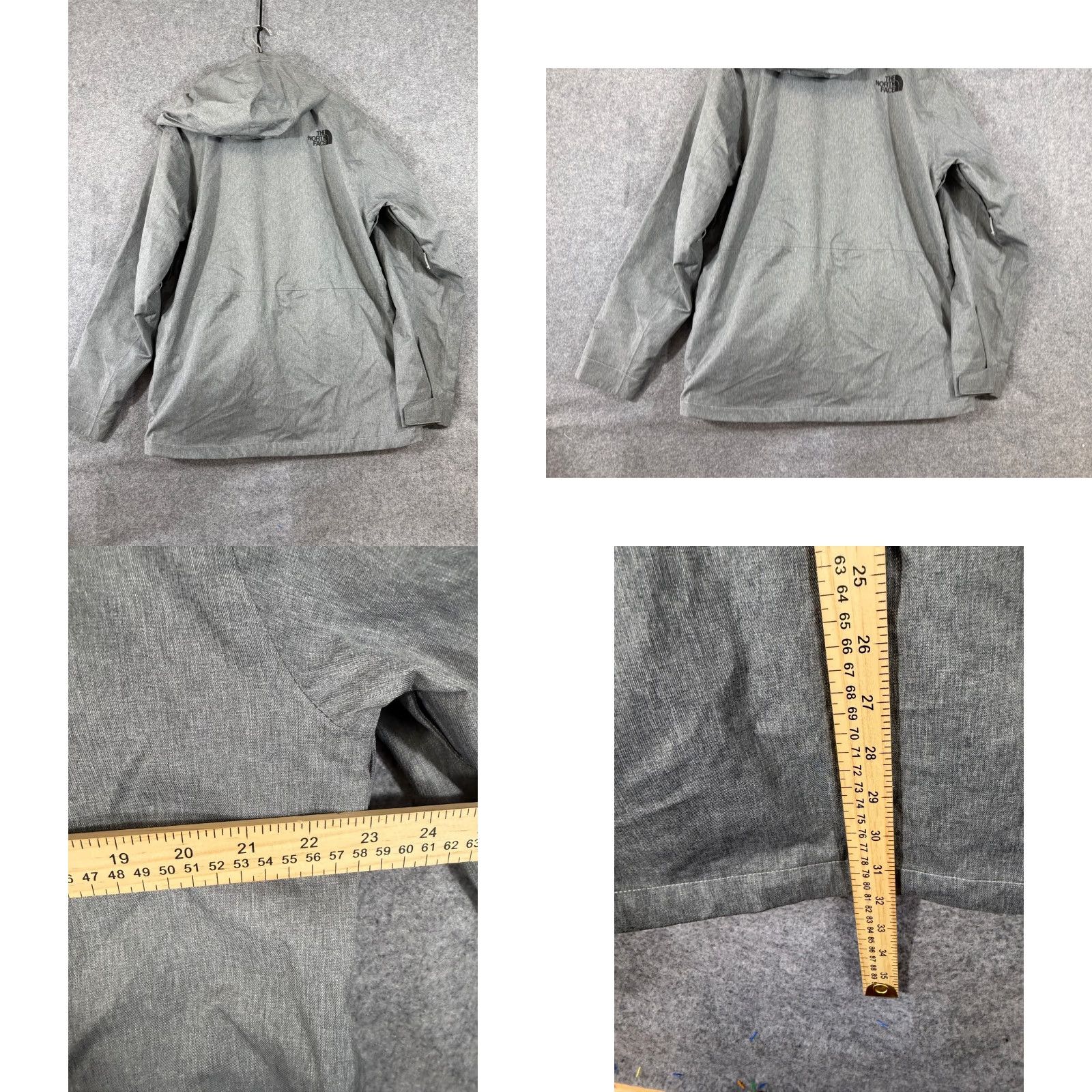 The North Face The North Face Hooded Jacket Mens M Gray Full Zip Clement Tri Climate Dryvent Lined Outdoor Utility Pockets Jacket Size US M / EU 48-50 / 2 - 9 Thumbnail