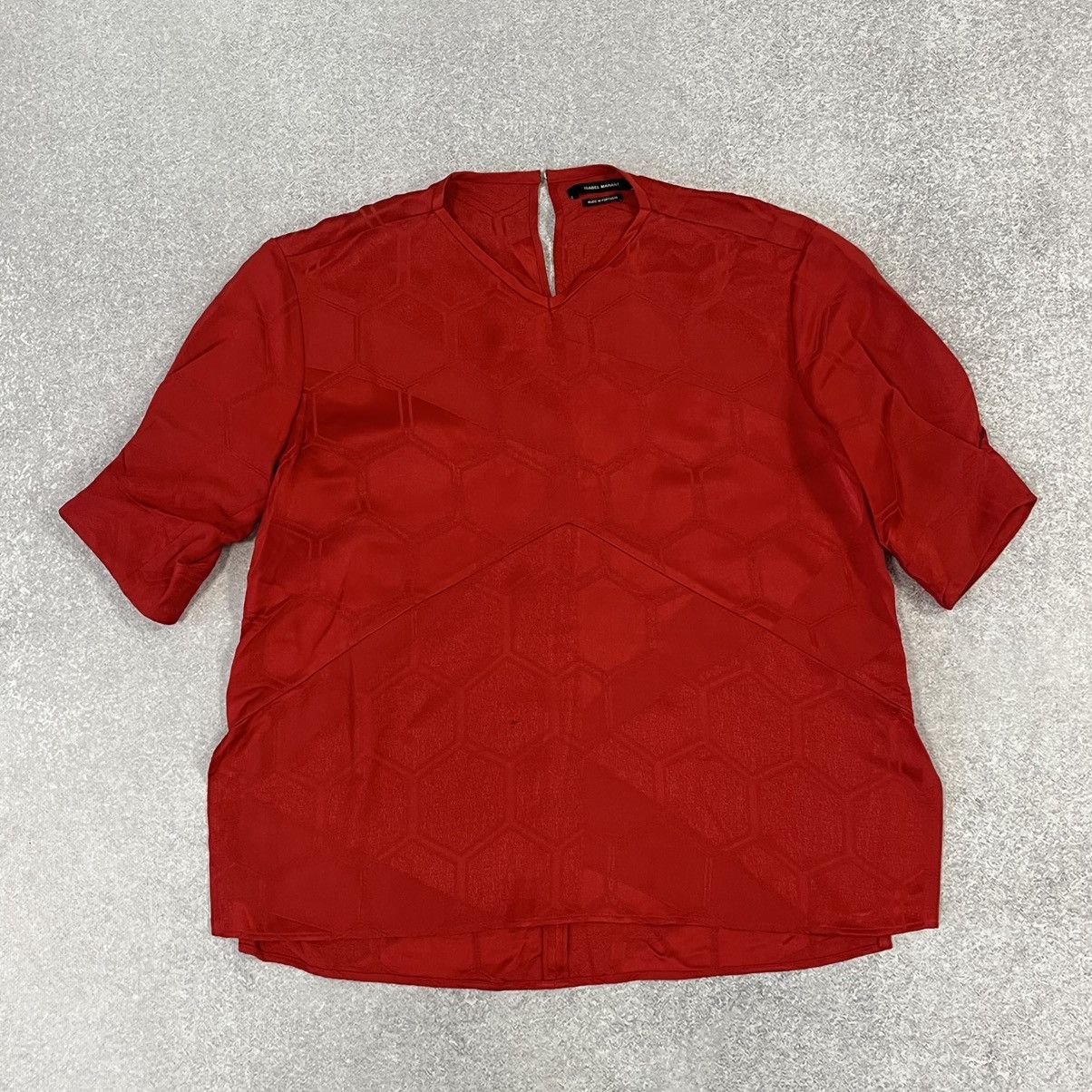 Isabel Marant Red Isabel Marant shirt blouse shirt Size S / US 4 / IT 40 - 1 Thumbnail