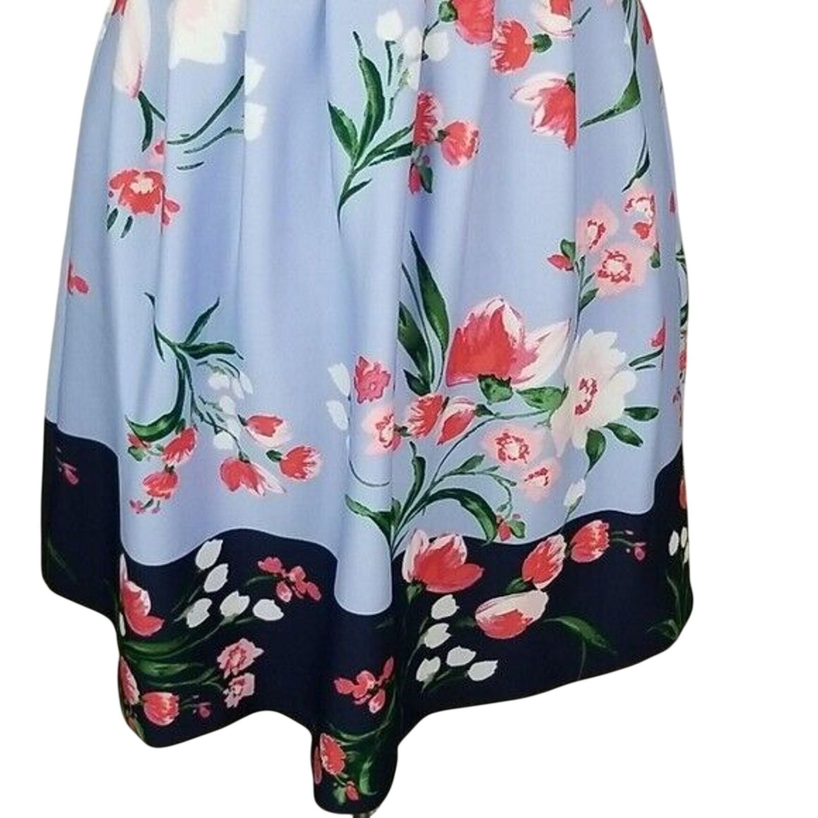 Vince Camuto Vince Camuto Womens Floral Fit and Flare Dress Sz 6 Wedding Size M / US 6-8 / IT 42-44 - 4 Thumbnail