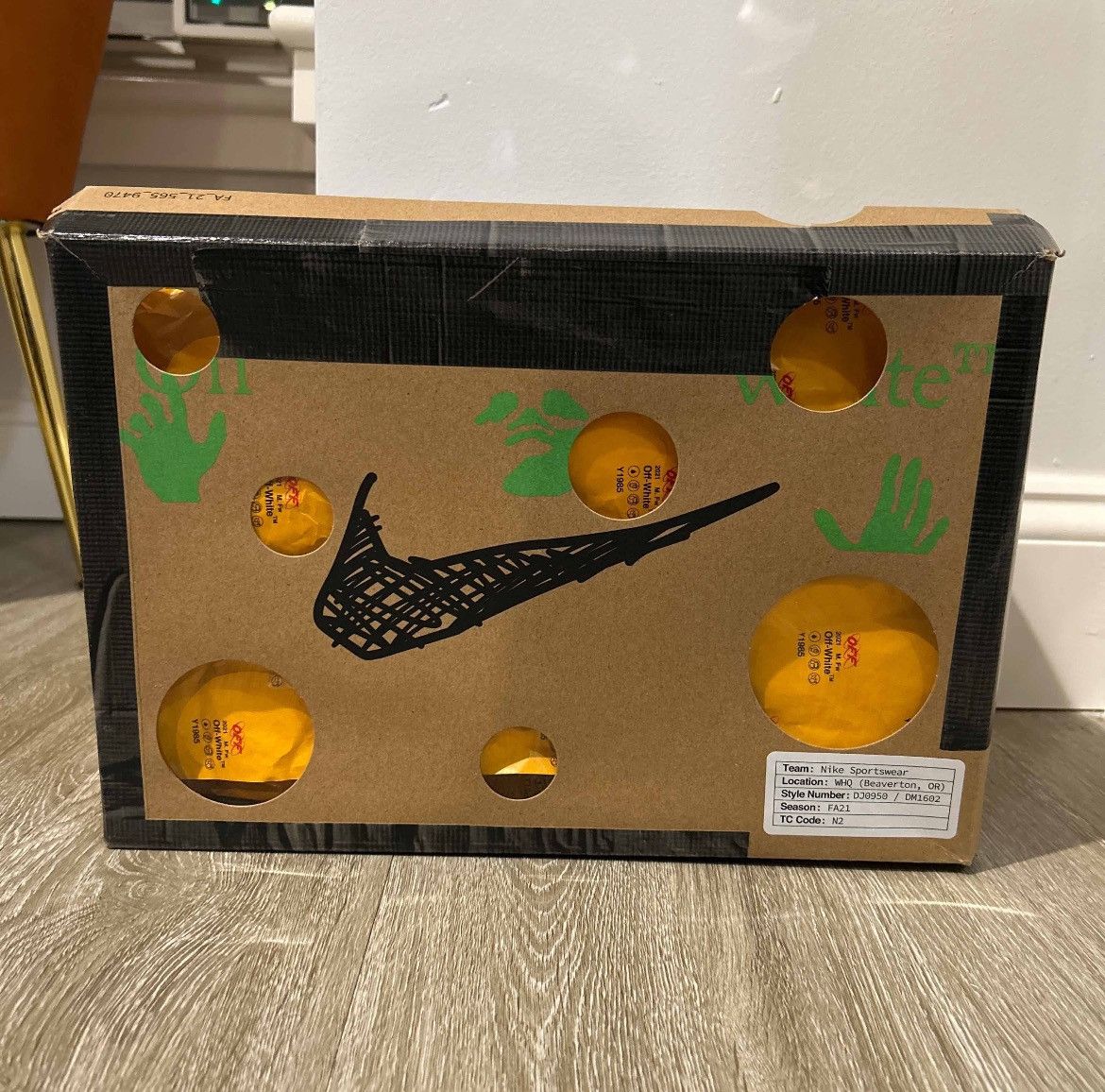Nike × Off-White × Virgil Abloh Off-White x Dunk Low ‘Lot 04 of 50’ Size US 12 / EU 45 - 9 Thumbnail