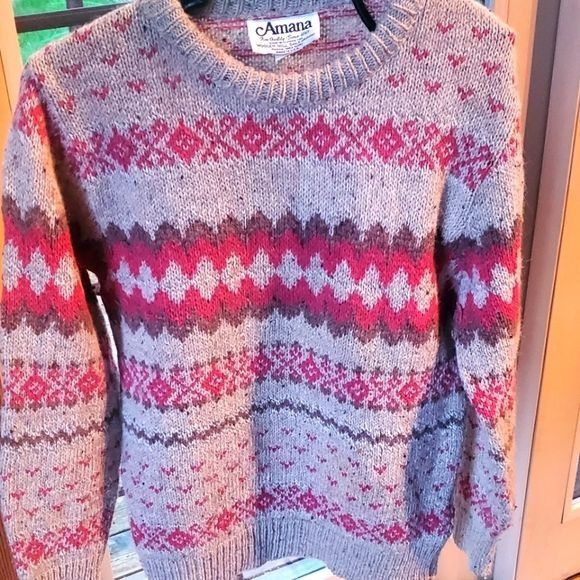 Vintage Amana Vintage Wool Hunter Long Slv Crew Neck Sz. M Sweater Size US M / EU 48-50 / 2 - 1 Thumbnail