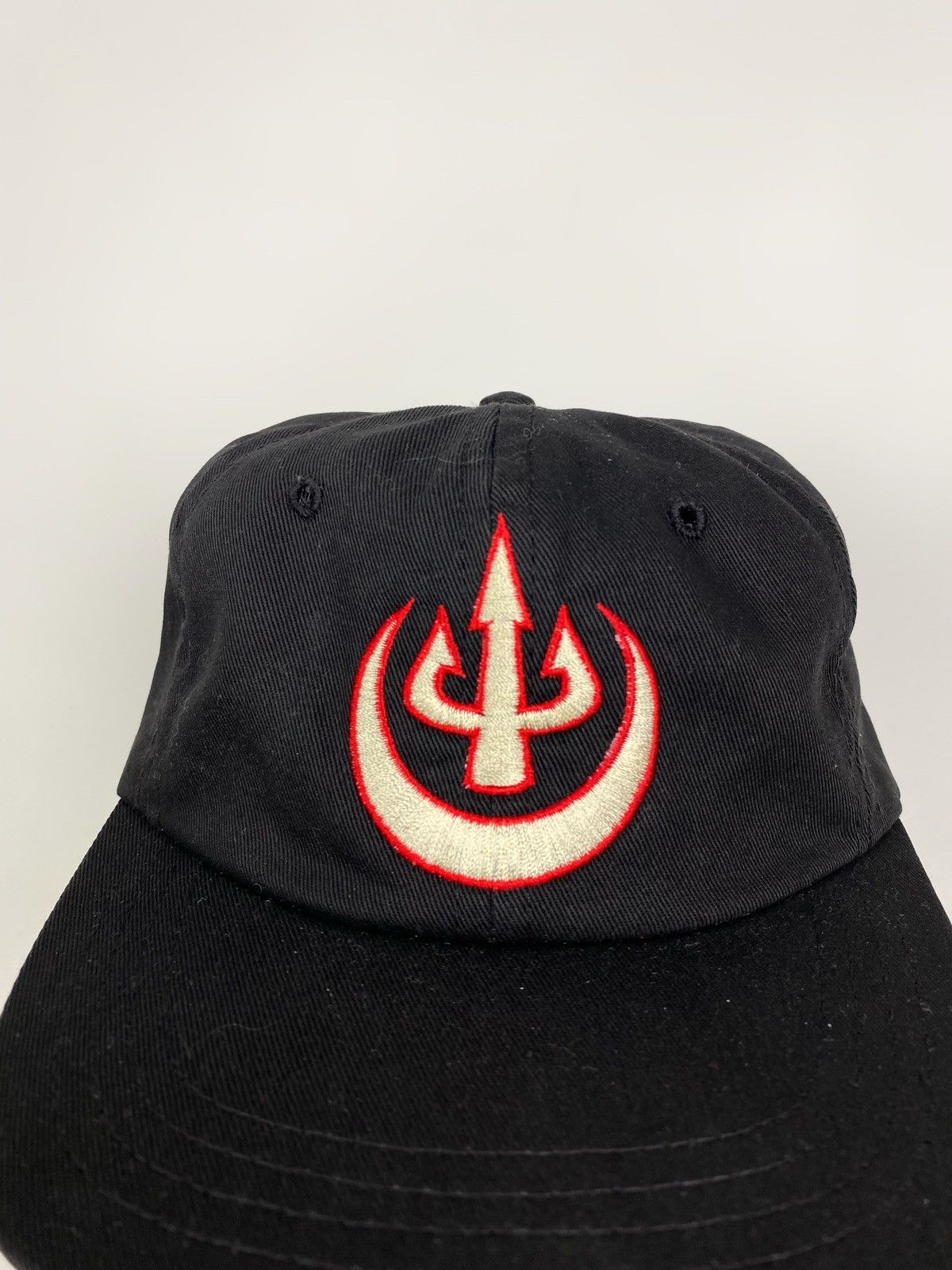 Vintage 1990’s Vintage Deep 6 Watepsports Logo Strap Back Hat Size ONE SIZE - 2 Thumbnail