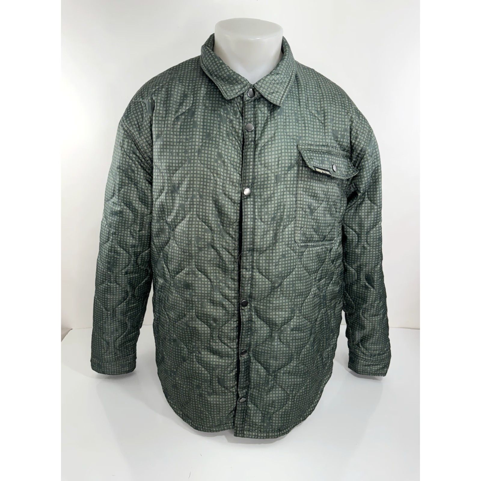 Vintage ZERO FOXTROT Jacket Mens 2XL Wobble Quilt Green Polyester Military Brand Jacket 2XL Mens Size US XXL / EU 58 / 5 - 2 Thumbnail