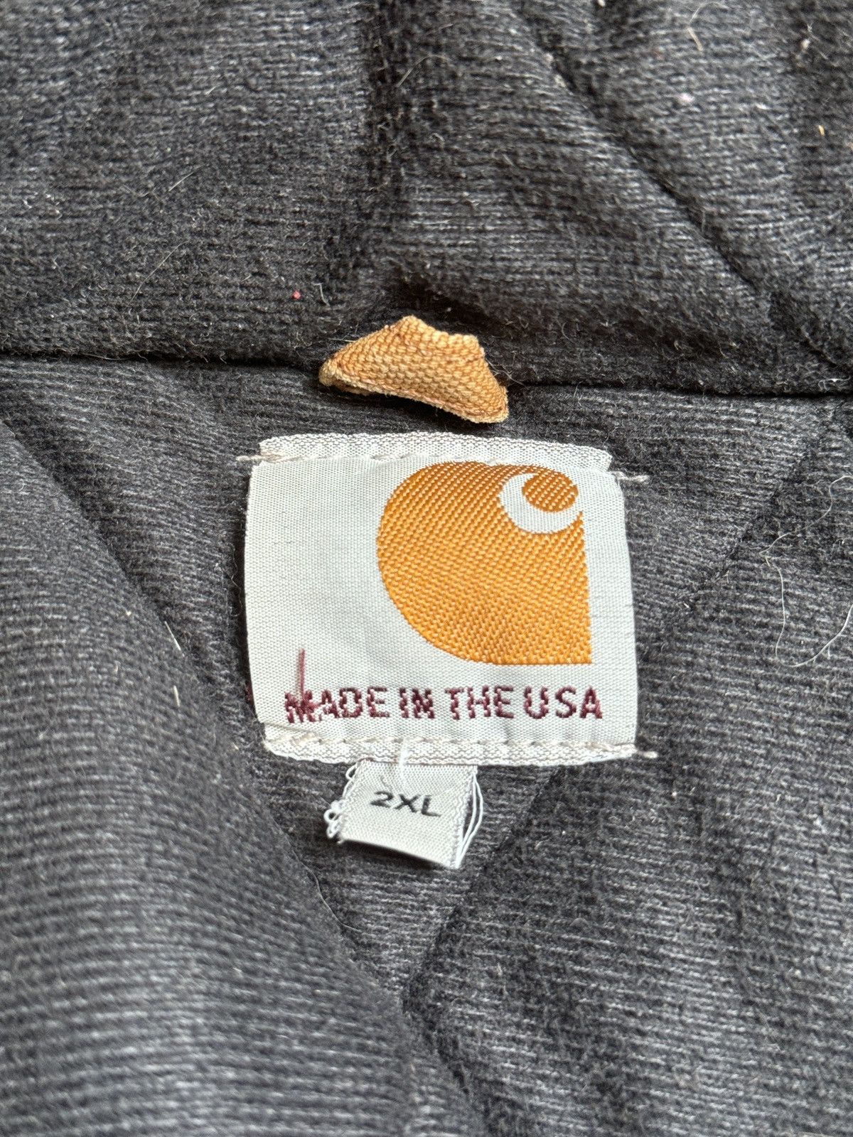 Carhartt Vintage 90s Carhartt Distressed Tan Quick Duck Jacket Size US XXL / EU 58 / 5 - 2 Thumbnail
