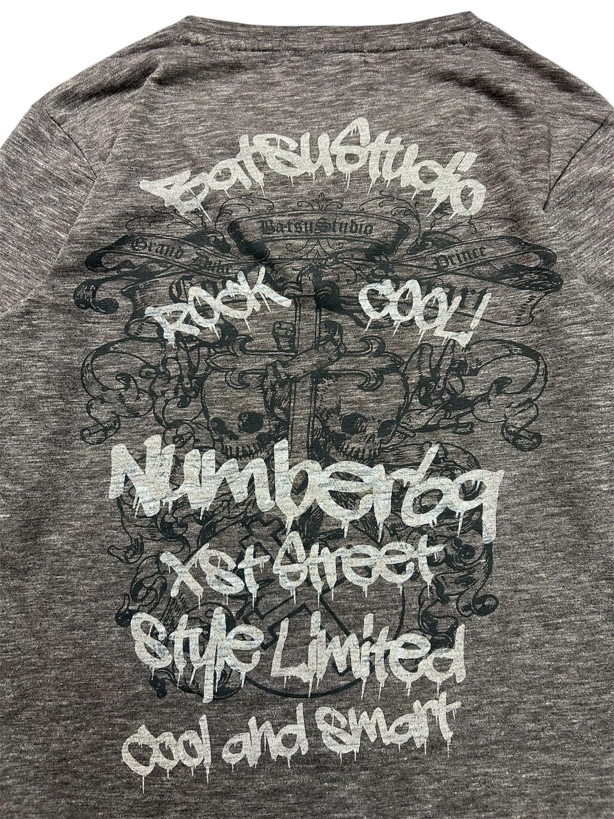 If Six Was Nine VINTAGE BA-TSU STUDIO DOUBLE SLEEVE TEE SHIRT Size US S / EU 44-46 / 1 - 9 Thumbnail