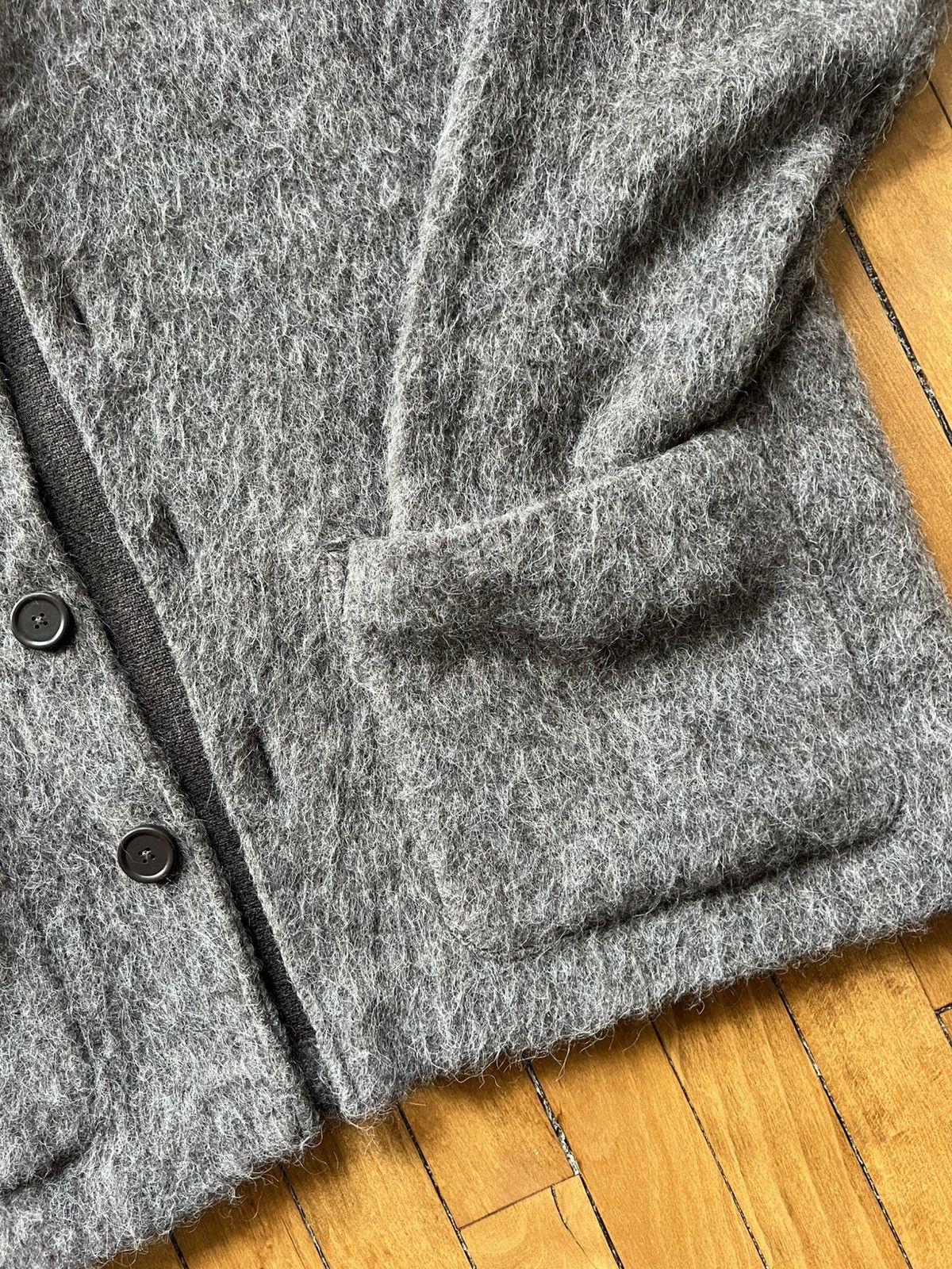 Our Legacy Our Legacy Cardigan Mole Grey Mohair Size US M / EU 48-50 / 2 - 3 Thumbnail