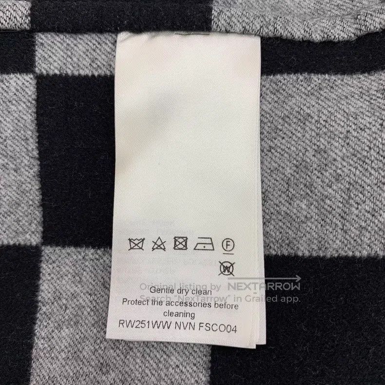 Louis Vuitton Louis Vuitton 25 black checkerboard-paneled wool single-br Size 4XL / US 24-26 - 7 Thumbnail