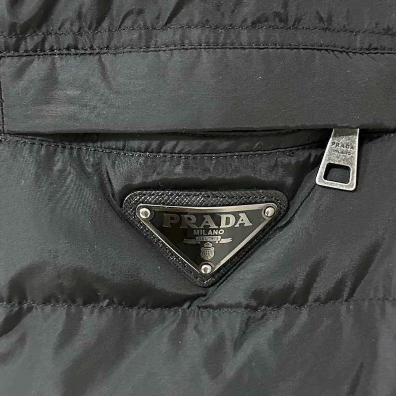 Prada Classic Triangle Logo Down Jacket by Prada -2505 Size US L / EU 52-54 / 3 - 7 Thumbnail