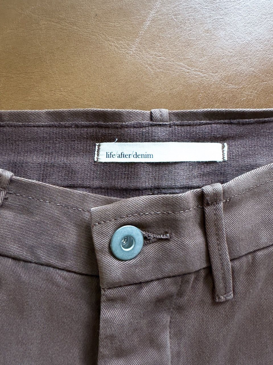 Life After Denim life/after/denim Brown Weekend Slim Fit Chino Pants - 31 Size US 31 - 3 Thumbnail