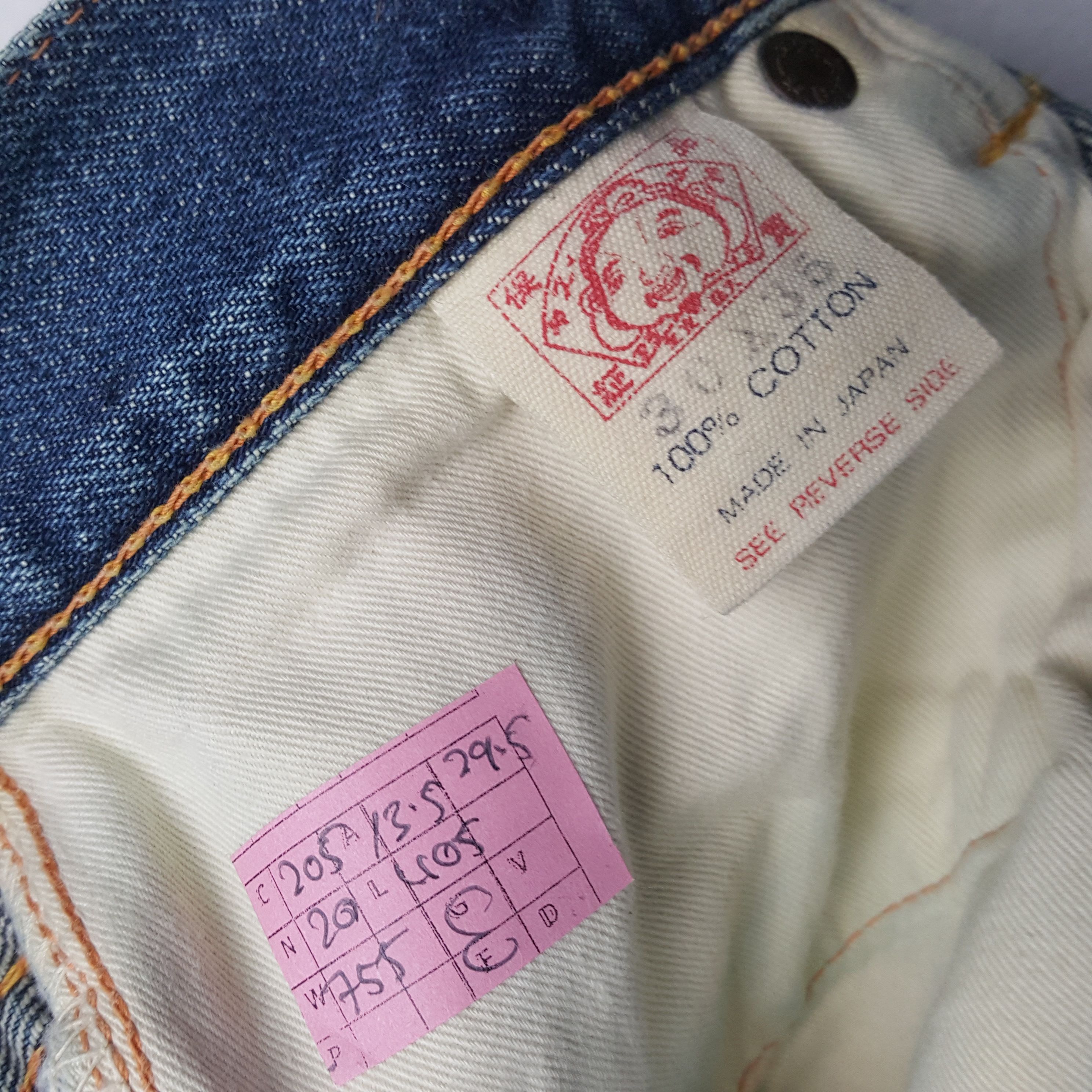 Evisu EVISU Streetwear Custom Daicock Distressed Jeans dp1 Size US 27 - 14 Thumbnail