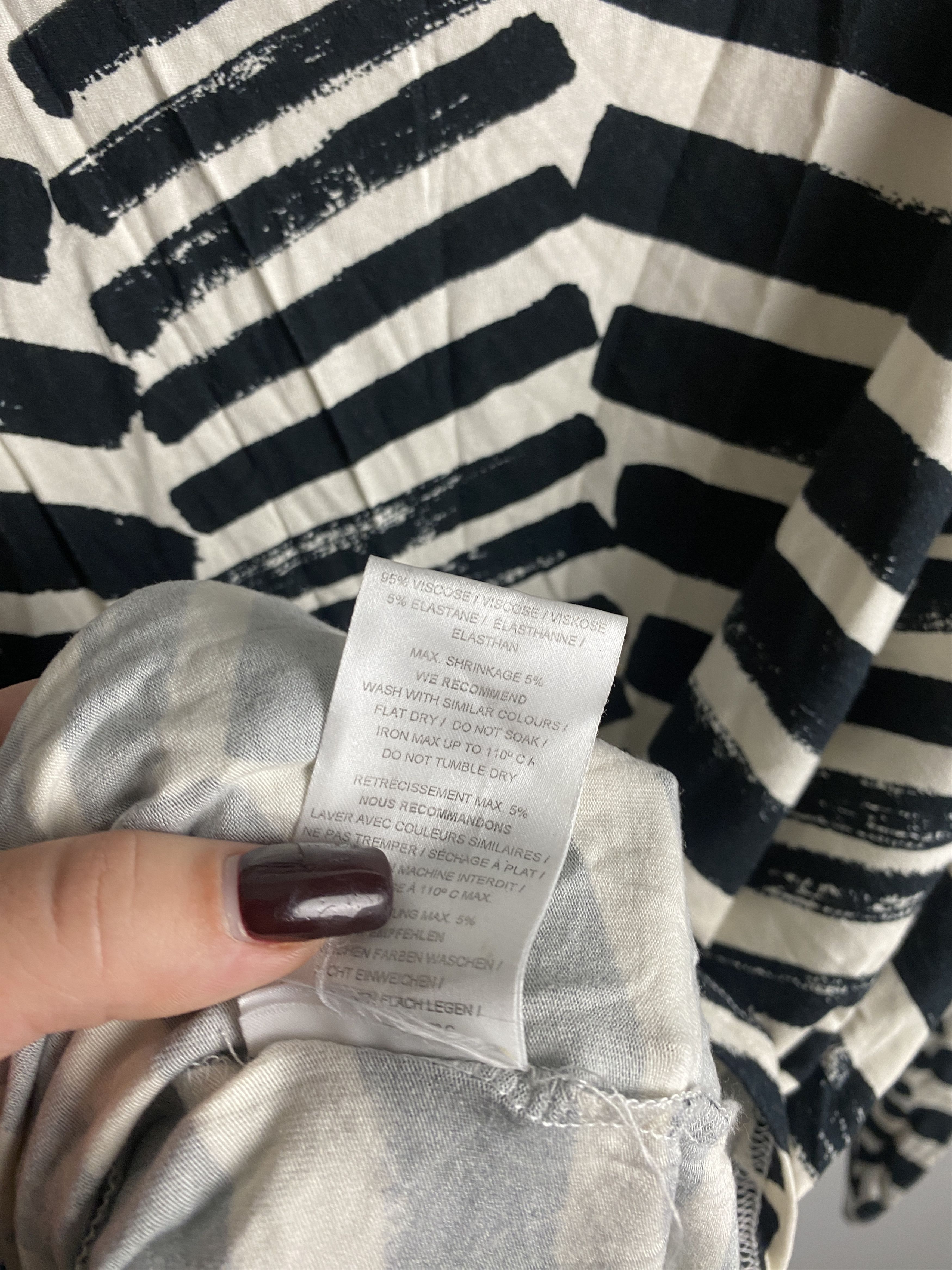 Ganni Ganni Jessica Jersey striped midi dress Size L / US 10 / IT 46 - 5 Thumbnail