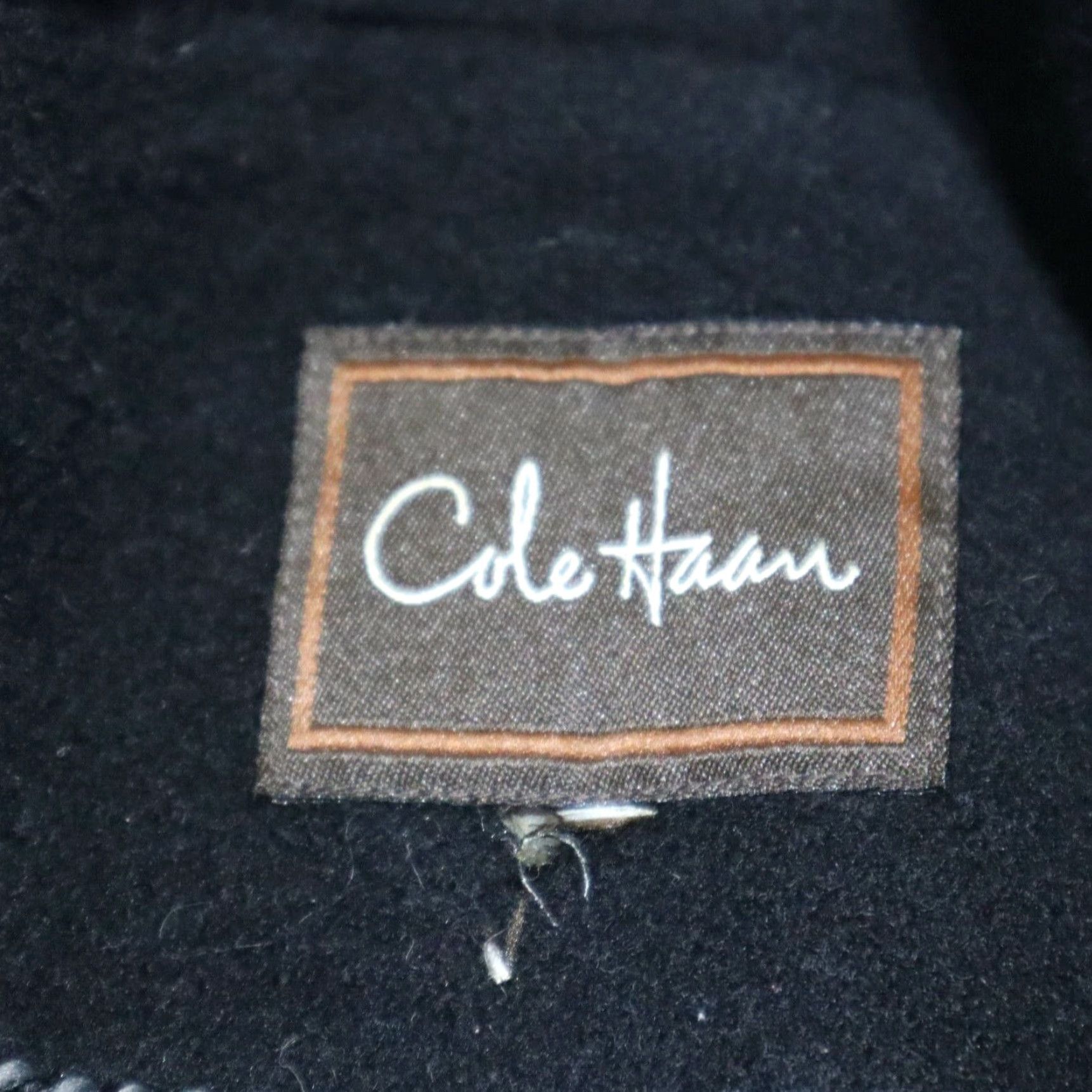 Cole Haan VINTAGE Cole Haan Wool Cashmere Long Pea Coat Jacket Black Women's Size 8 Size M / US 6-8 / IT 42-44 - 3 Thumbnail