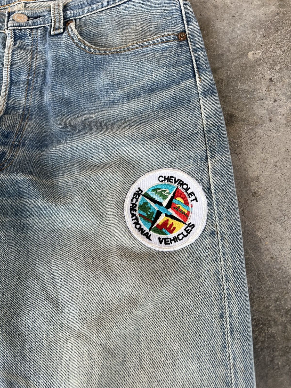 Jean × Levi's Vintage Levis 501 distressed patches Jean Size US 30 / EU 46 - 7 Thumbnail