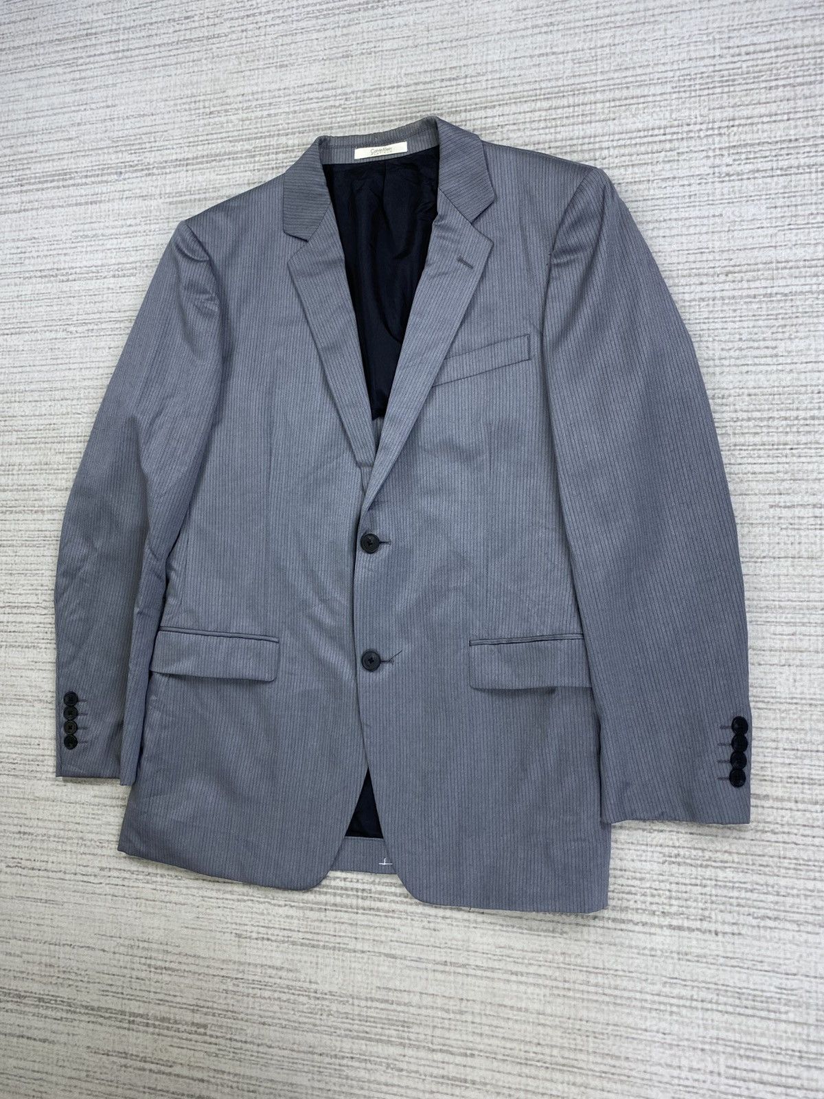 Calvin Klein × Japanese Brand × Vintage Vintage Calvin Klein Platinum Double Button Blazer Jacket Size US M / EU 48-50 / 2 - 4 Thumbnail