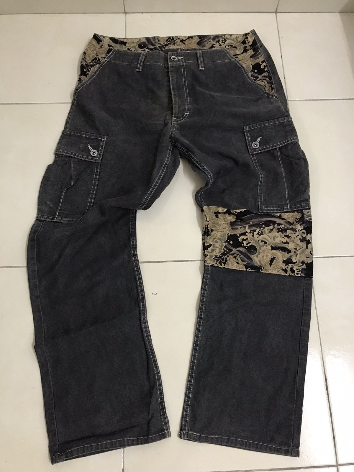 Japanese Brand × Kapital × Vintage Vintage Kargo Pants Japanese Brand Size US 33 - 5 Thumbnail