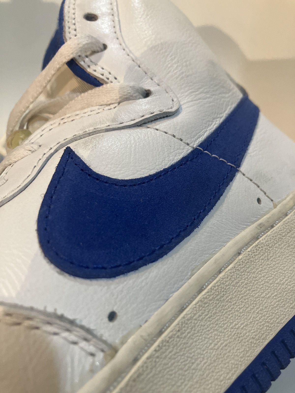 Nike Nike Air Force 1 High - White Game Royal Blue Size US 10 / EU 43 - 5 Thumbnail