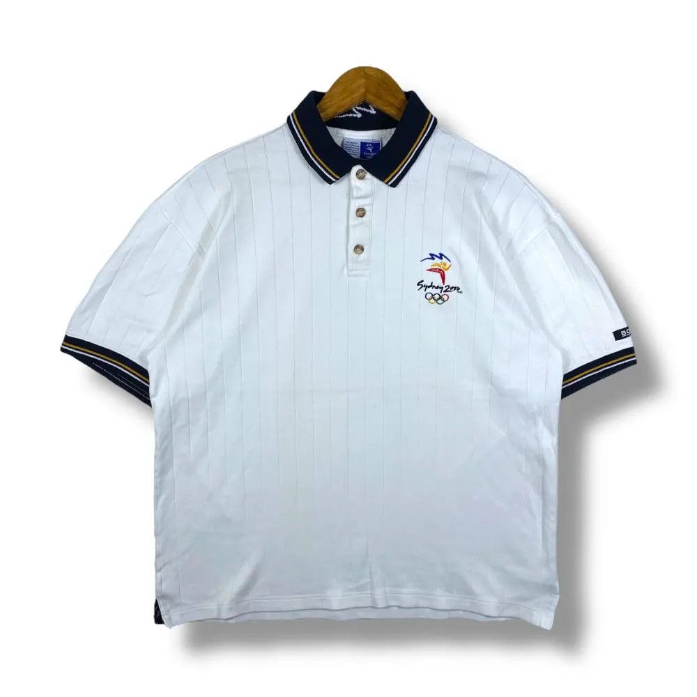 USA Olympics Vintage OLYMPIC SYDNEY 2000 Embroidery Logo Polo Shirt Size US M / EU 48-50 / 2 - 1 Thumbnail
