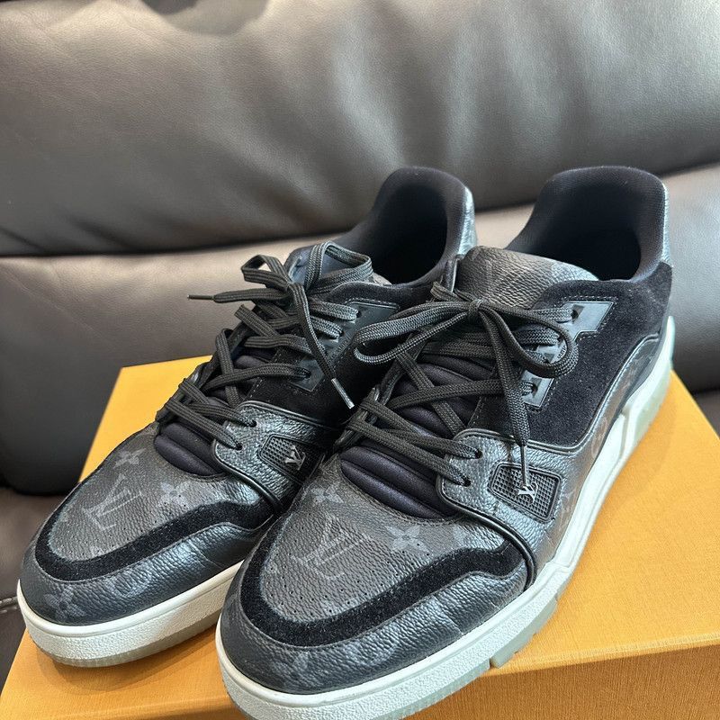 Louis Vuitton Trainer Sneakers Black -2508