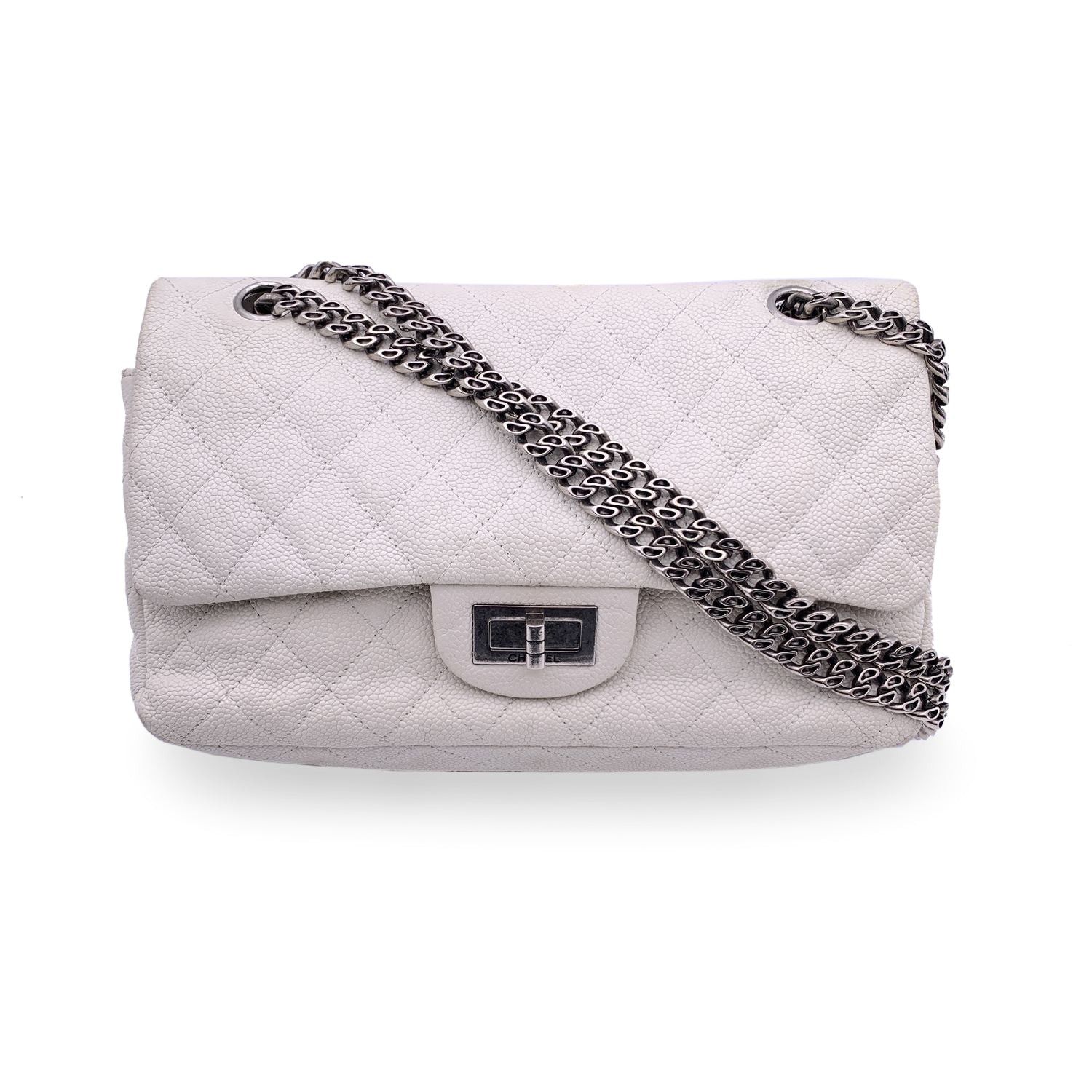 image of Chanel Chanel Shoulder Bag 2.55 in White, Women's