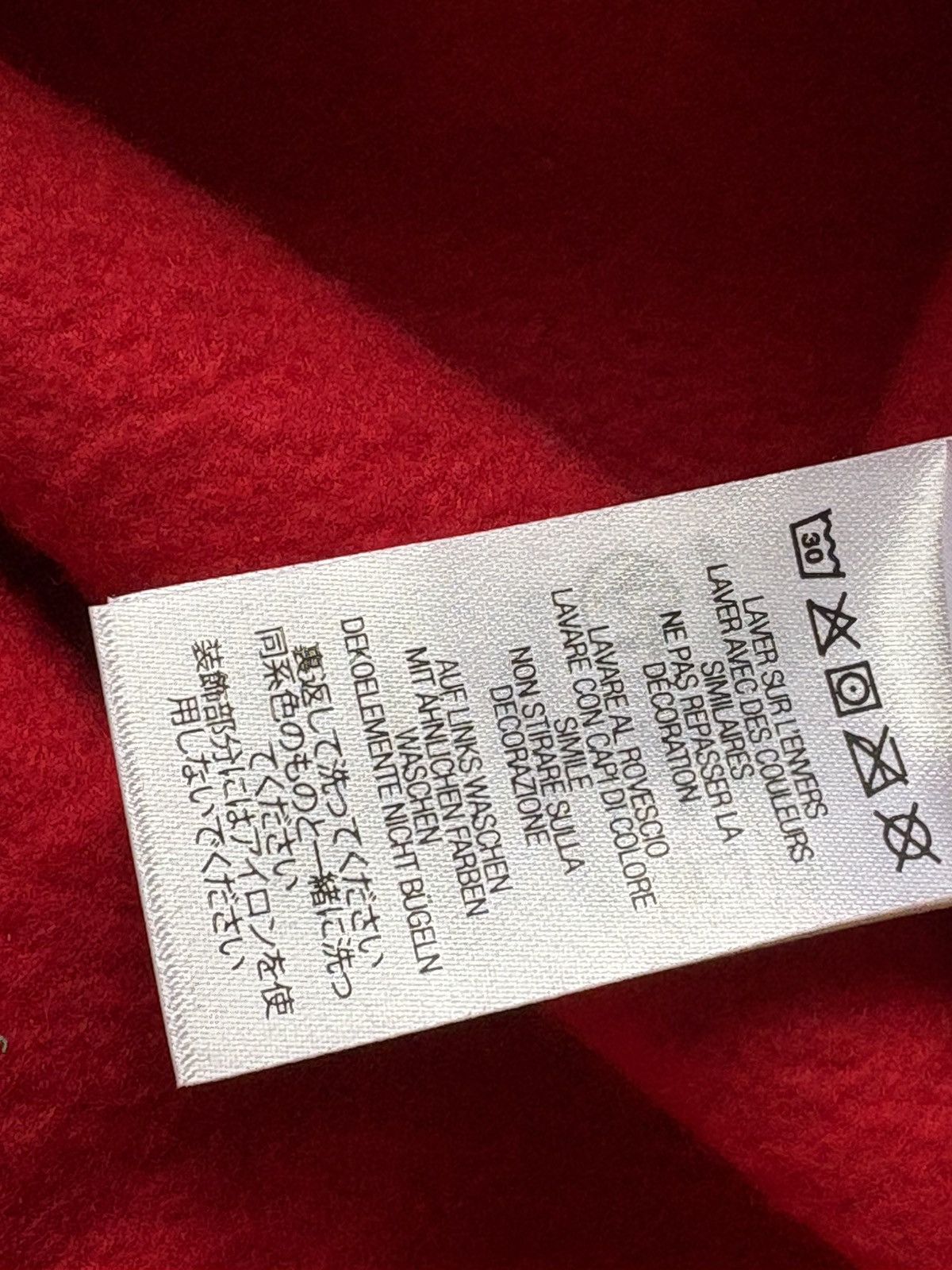 Supreme Supreme Collegiate Half Zip Pullover Red FW24 Size US L / EU 52-54 / 3 - 13 Thumbnail