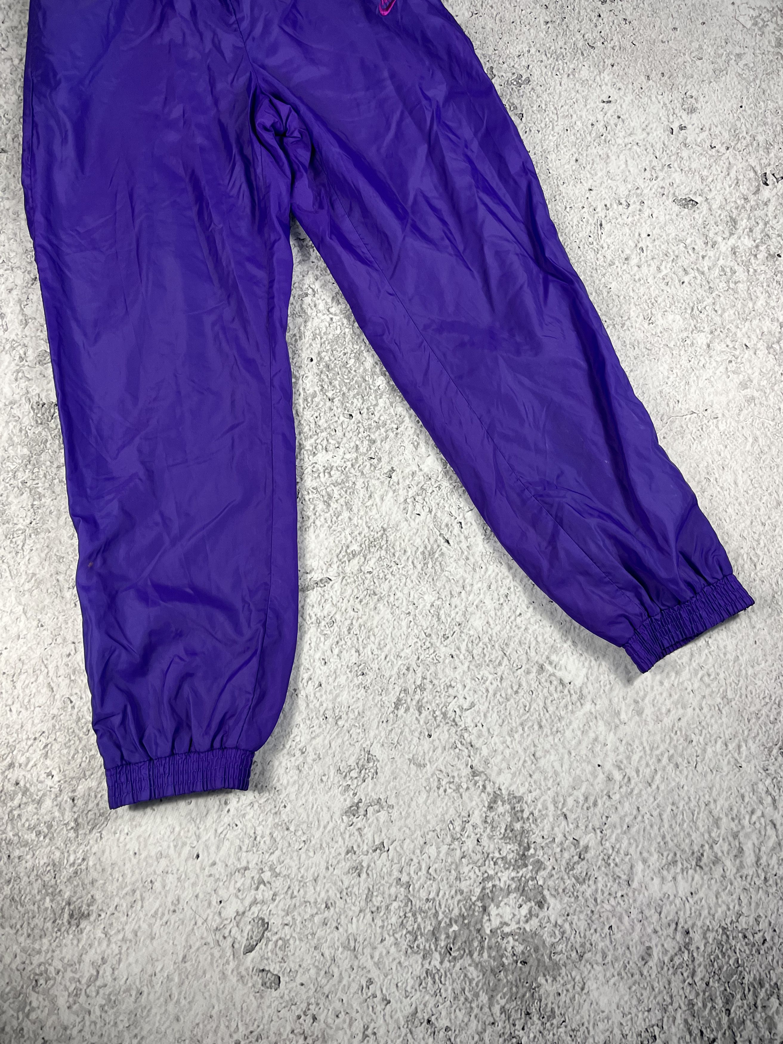 Nike × Vintage Vintage 90s Nike Trackpants Size US 32 / EU 48 - 2 Thumbnail