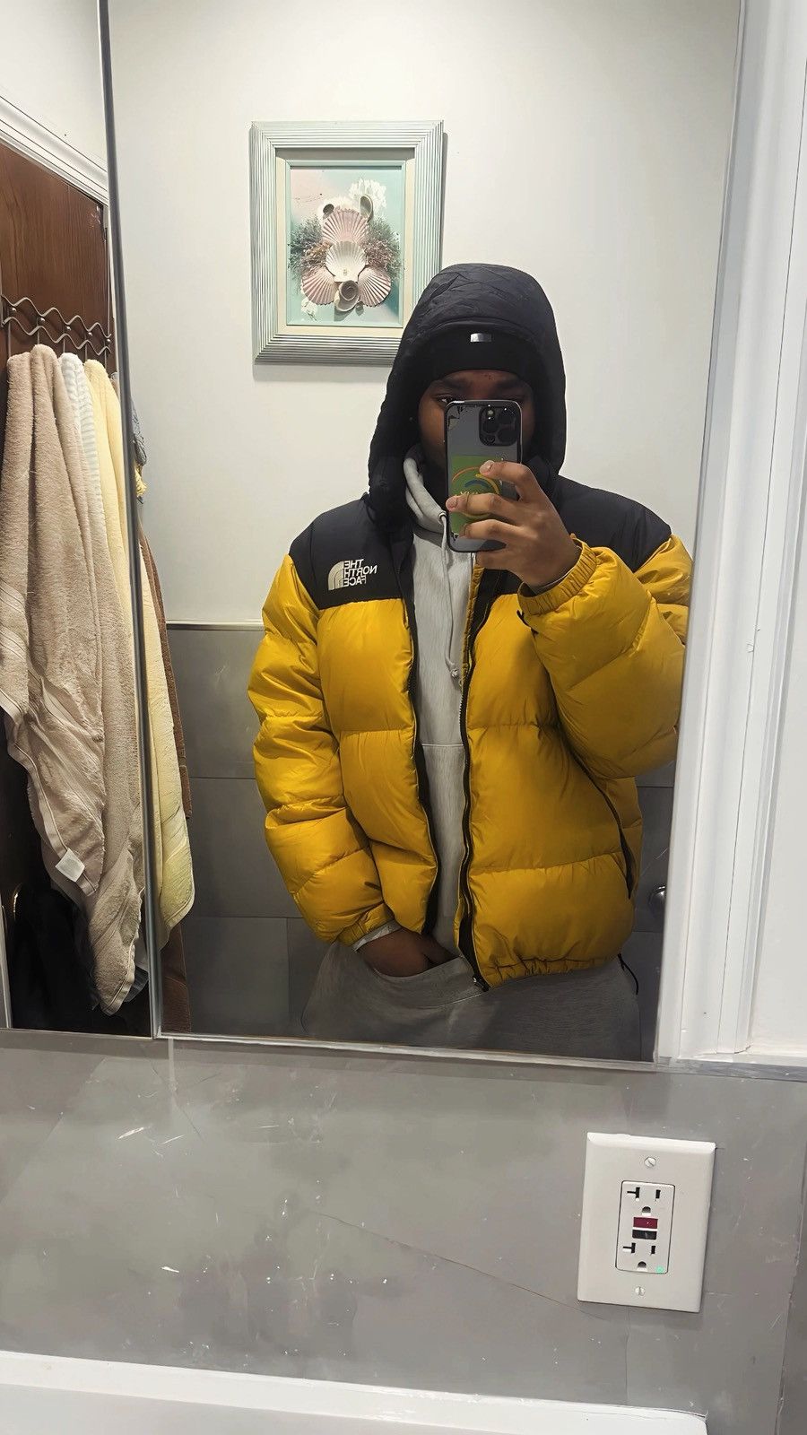 The North Face The North Face 700 Puffer Jacket Yellow/Black – XXL Size US XXL / EU 58 / 5 - 5 Thumbnail