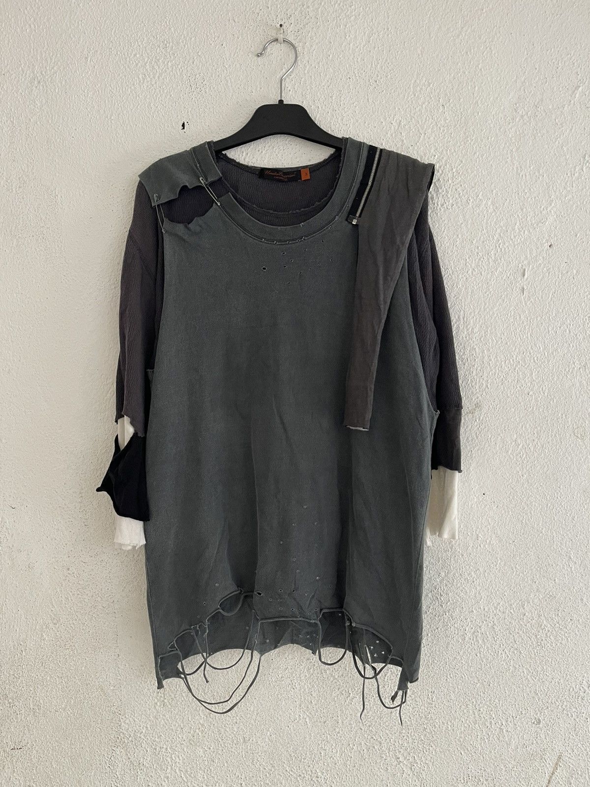 Undercover 05AW Undercover “Arts & Crafts” Distressed Layered 3Q Size US L / EU 52-54 / 3 - 2 Thumbnail