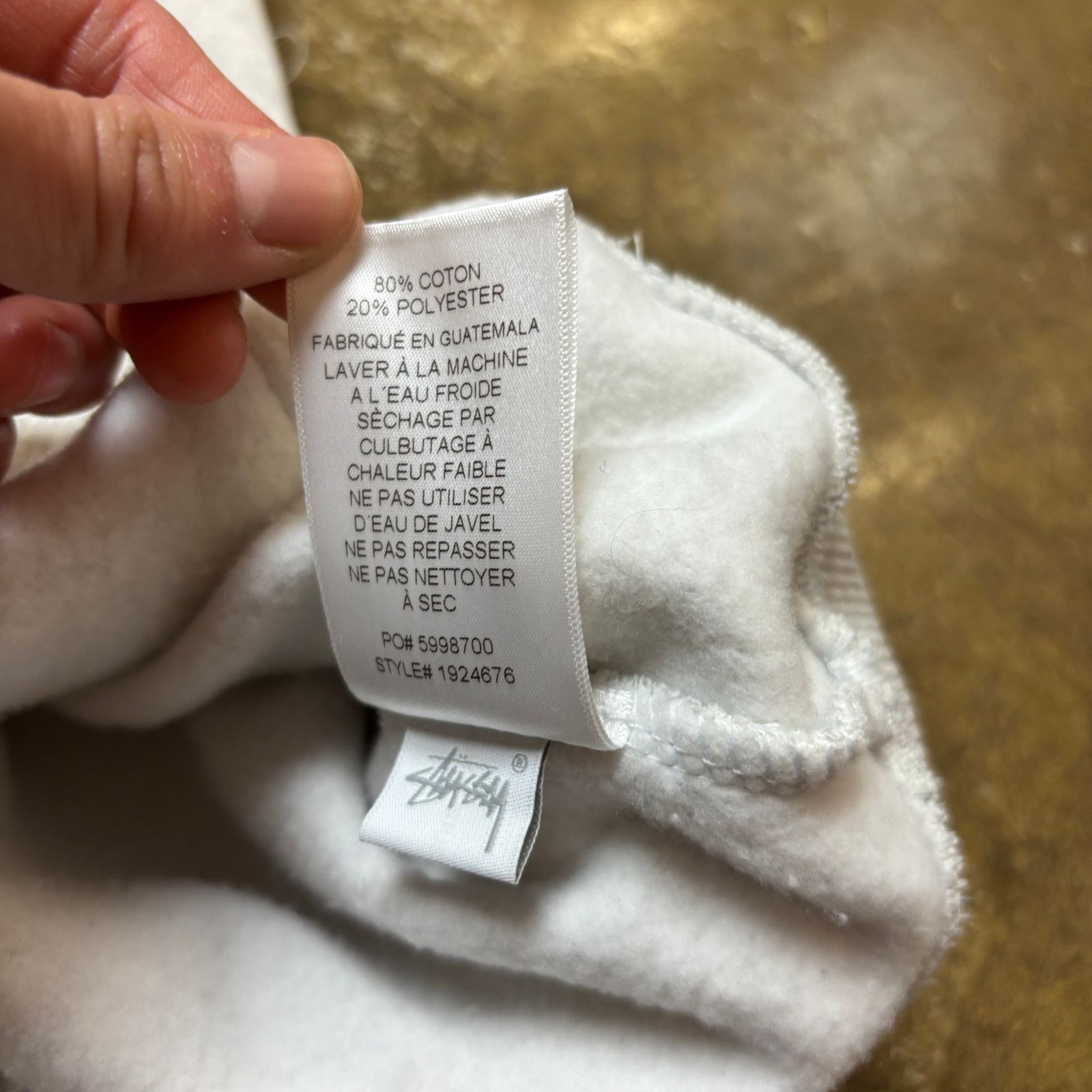 Stussy Stussy Fresh Gear Logo Heather Gray Hoodie Men's Medium Size US M / EU 48-50 / 2 - 10 Thumbnail