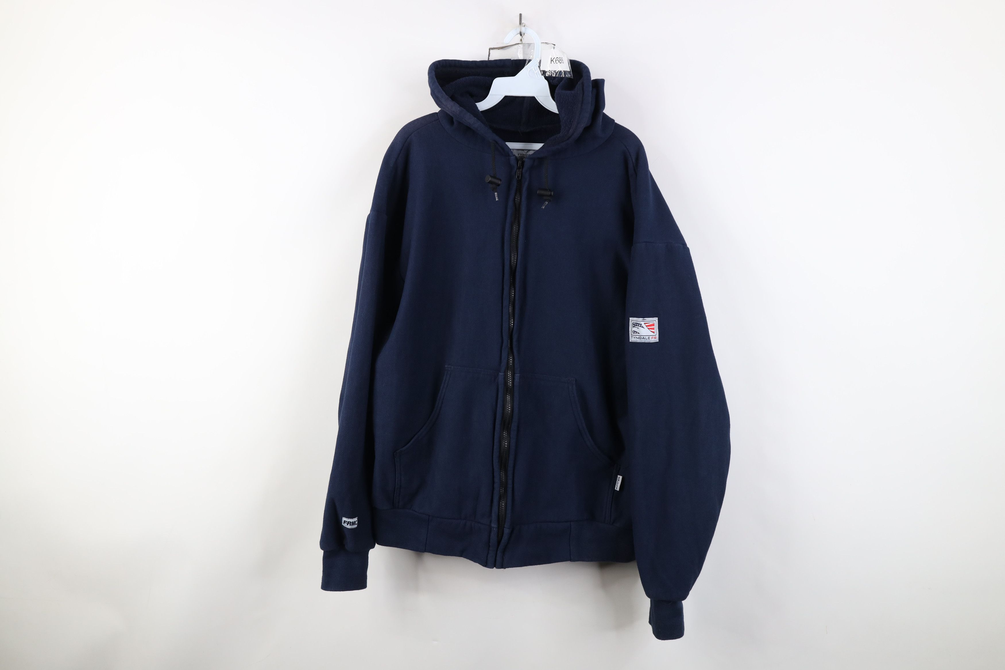 Vintage Vintage Tyndale Heavyweight Flame Resistant Full Zip Hoodie Size US XL / EU 56 / 4 - 1 Thumbnail
