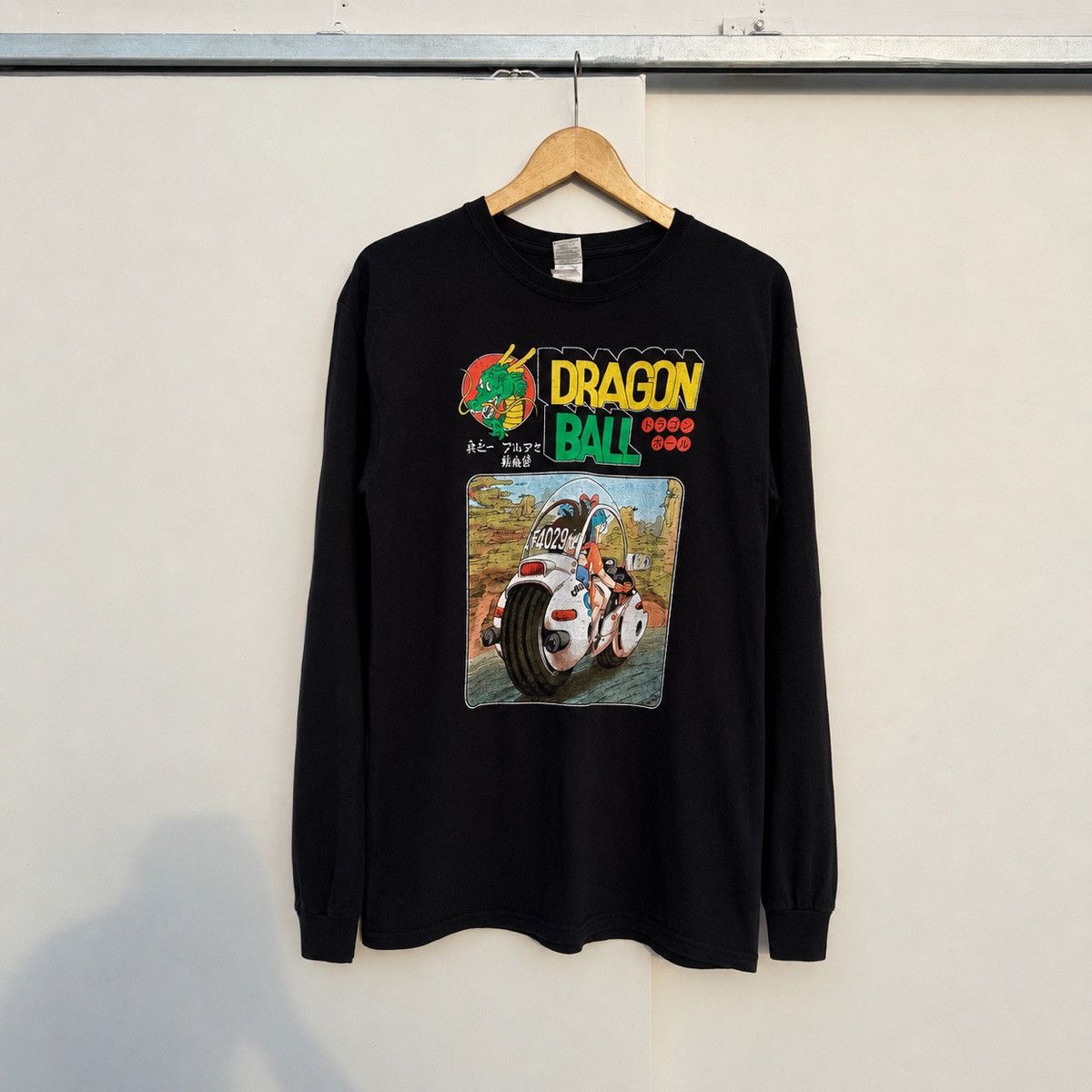 Vintage Dragon Ball Bulma Bike Long Sleeve Tee Size US M / EU 48-50 / 2 - 1 Thumbnail