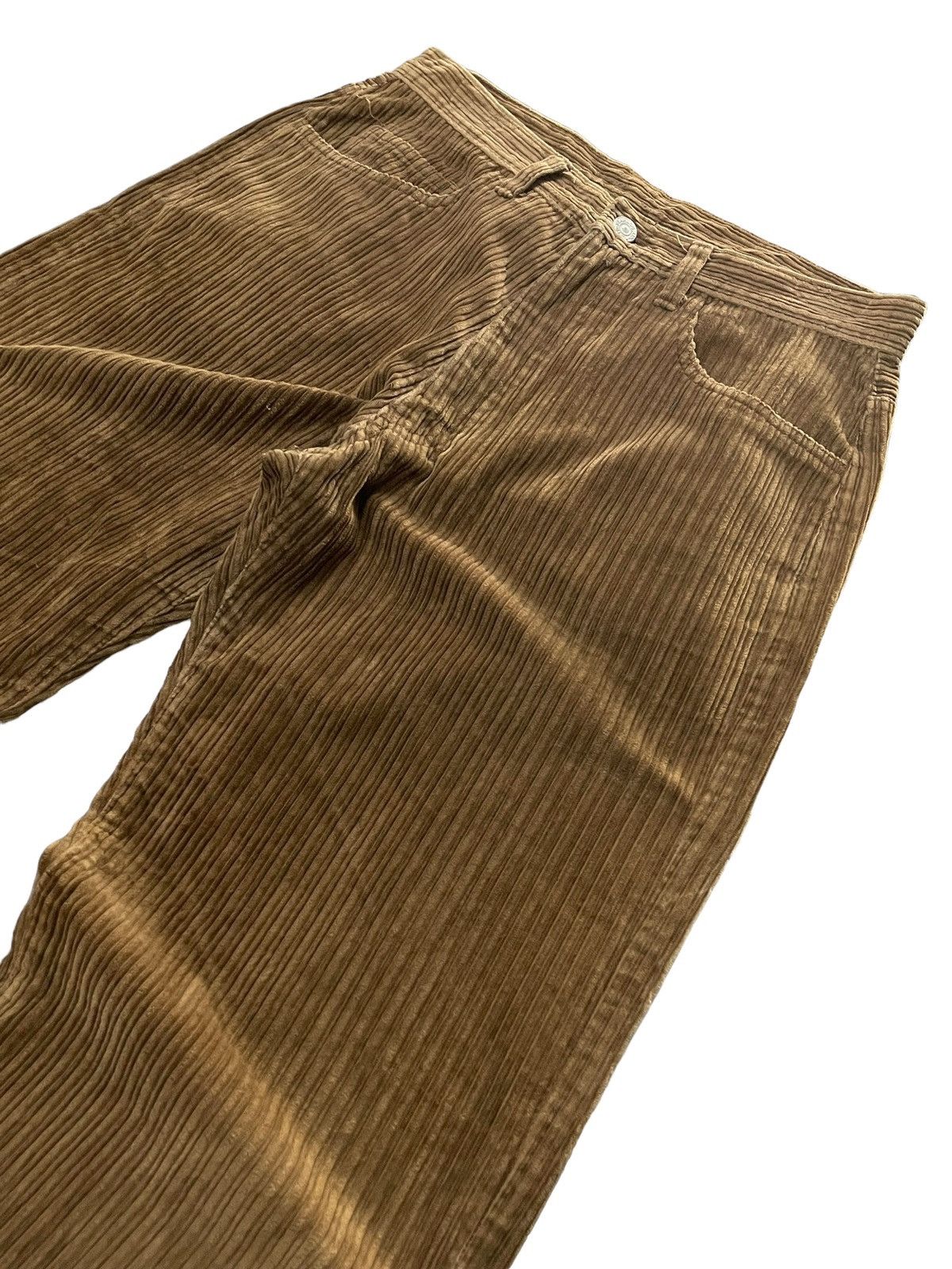 Beams Plus × Hysteric Glamour Beams Japan Brown Tan Corduroy Straight Fit Pants Size US 29 - 6 Thumbnail
