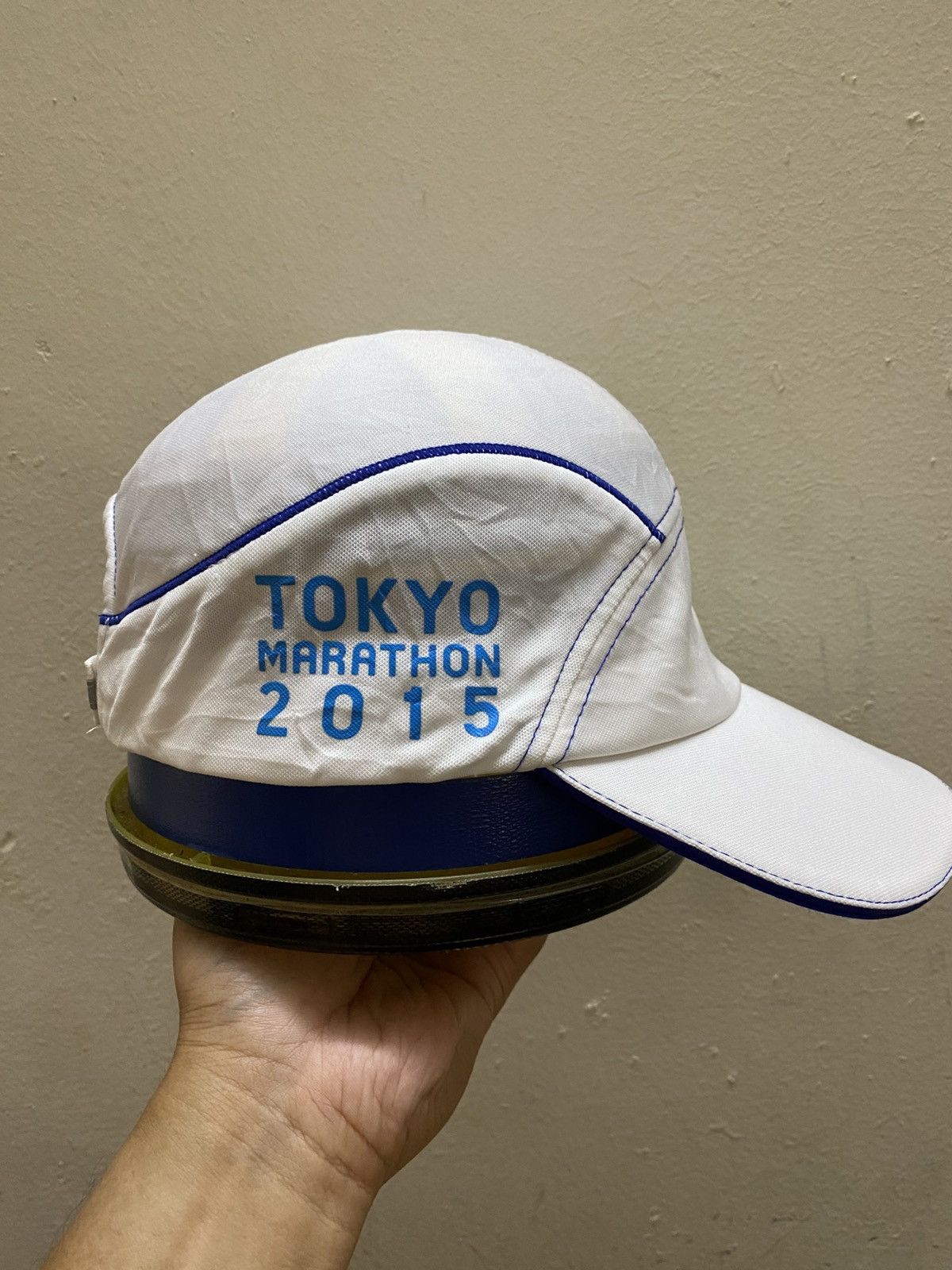 Asics × Japanese Brand 🇯🇵2015 ASICS JAPAN Tokyo Marathon Cap Size ONE SIZE - 3 Thumbnail