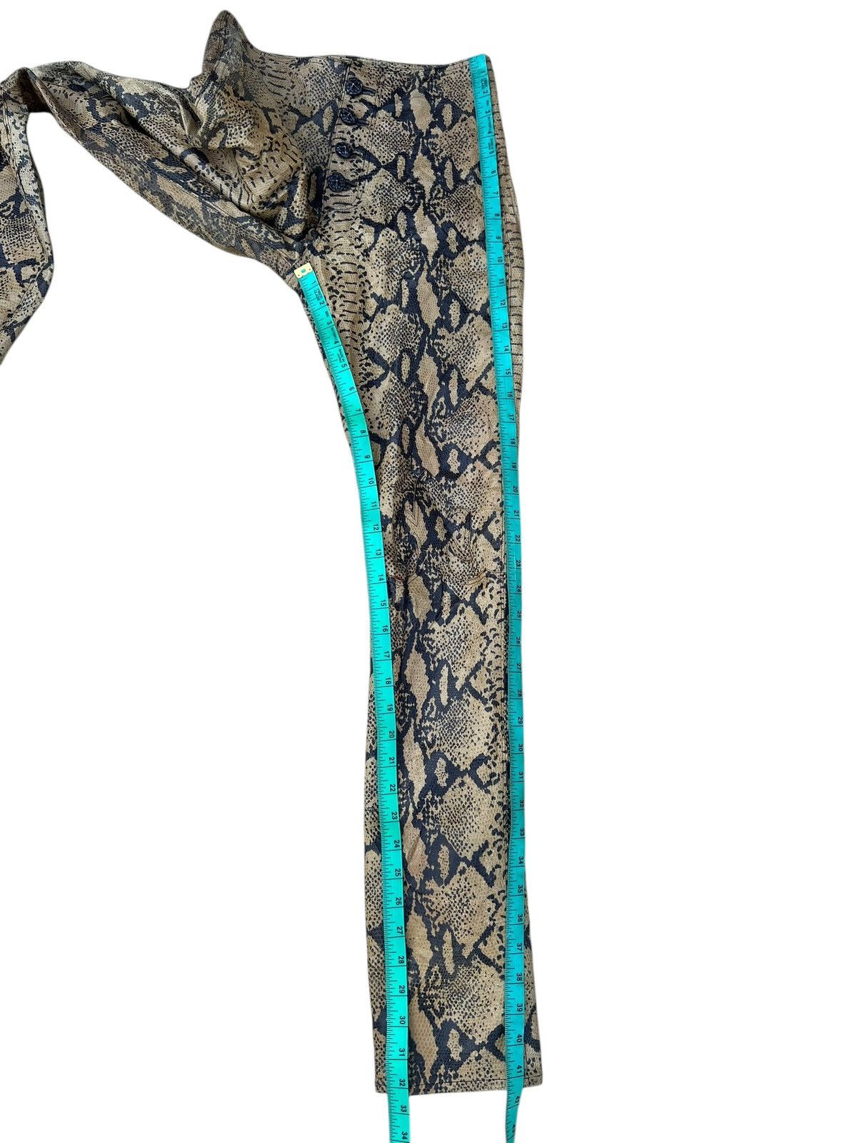A&G Rock MEGA RARE! A&G Rock Real Python Skin Montana Streetwear Pant Size US 26 / EU 42 - 6 Thumbnail