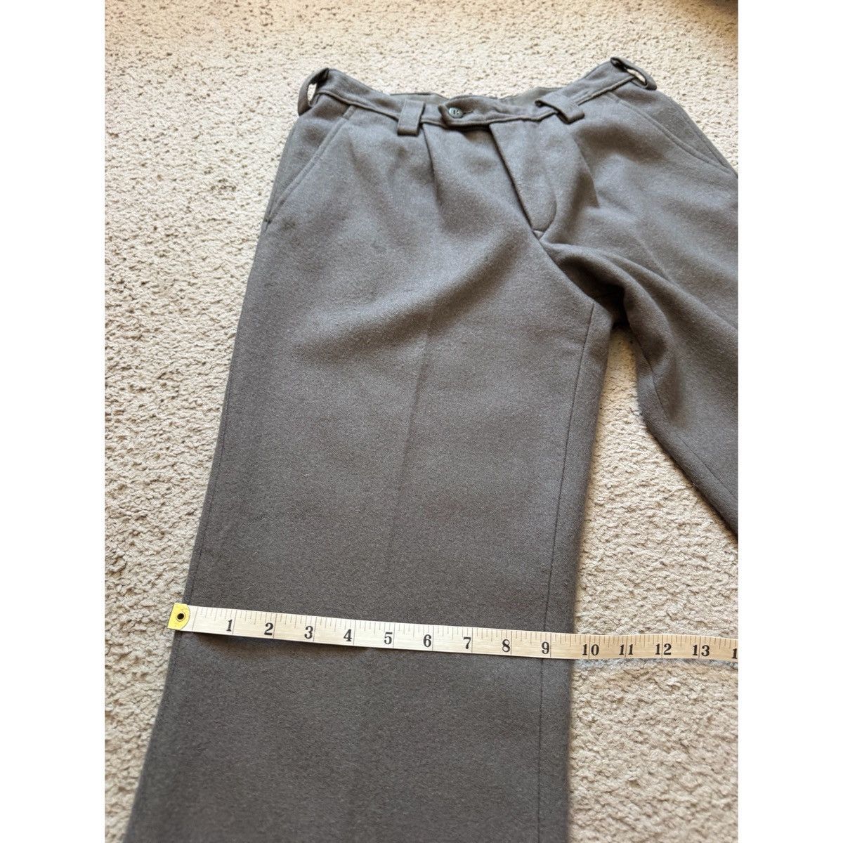 Vintage VINTAGE PLEATED GERMAN WOOL PANTS Size US 30 / EU 46 - 15 Thumbnail