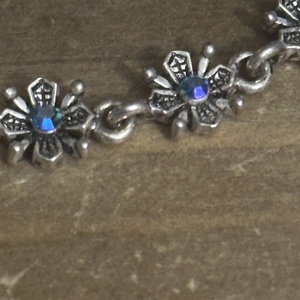 Other Christina Collections rhinestone flower link bracelet Size ONE SIZE - 5 Thumbnail