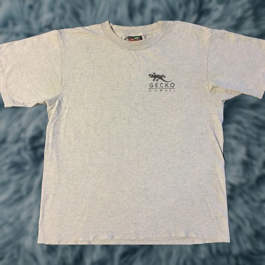 Quiksilver VINTAGE Gecko Hawaii Faded Shirt S USA Surf Beach Skate Grunge Quiksilver OP TC Mens S Gray 90s Hawaii Gecko Grunge Surf Beach Skate USA Size US S / EU 44-46 / 1 - 1 Thumbnail