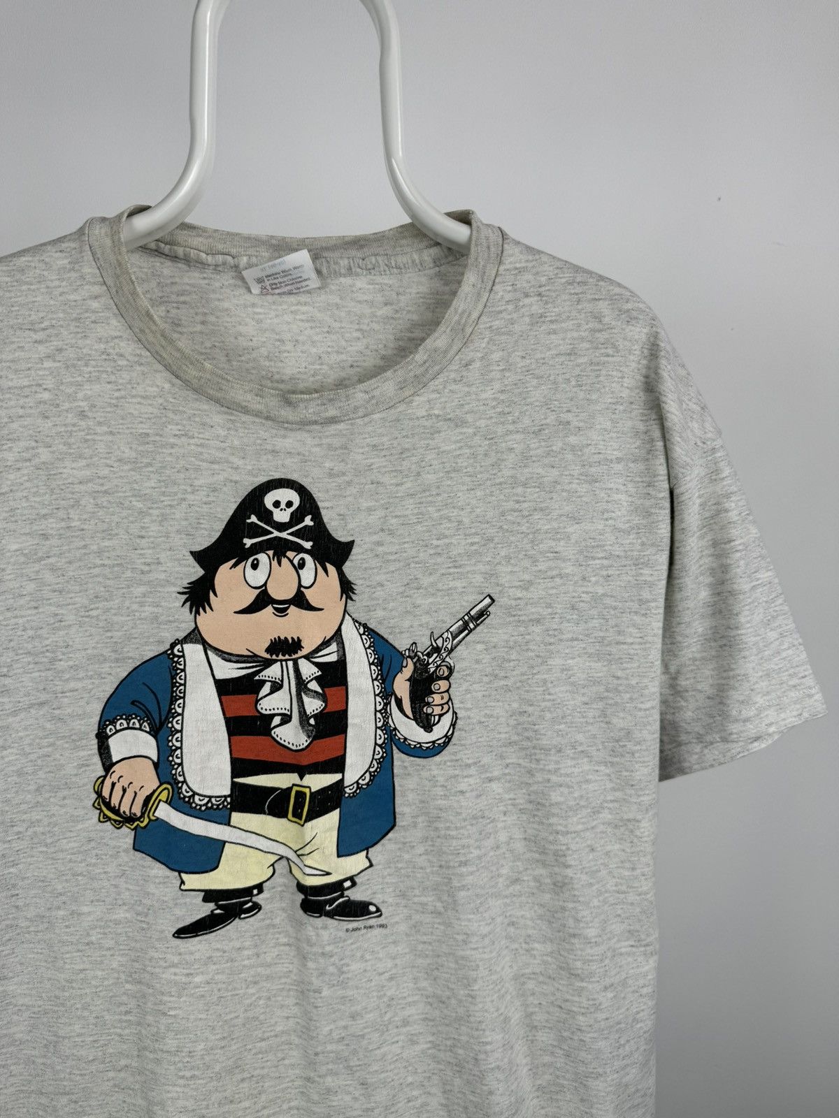 Vintage Vintage Captain Pugwash 1993 John Ryan Tee Size US XL / EU 56 / 4 - 2 Thumbnail