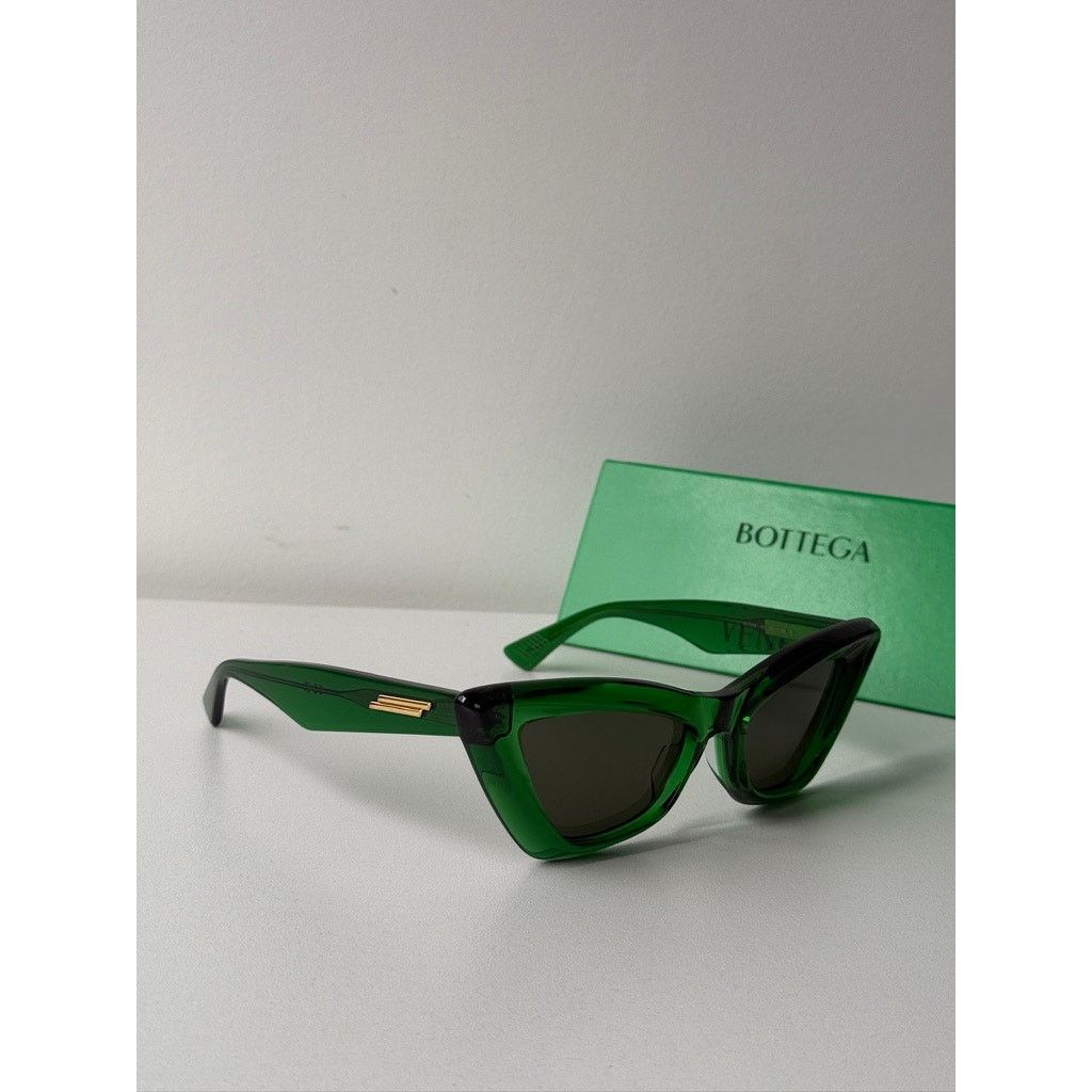 Bottega Veneta NEW Bottega Veneta BV1101S Cat Eye Sunglasses in Green Size ONE SIZE - 6 Thumbnail